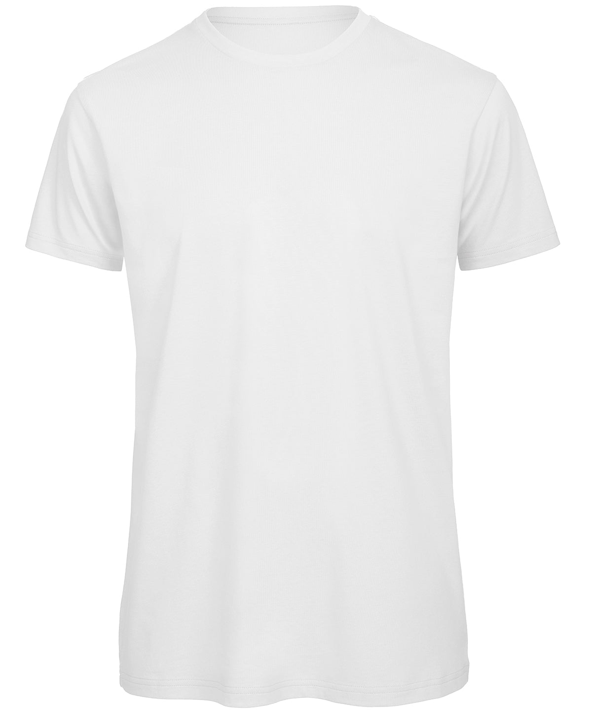 Tryck din logga på T-shirts från B&C Collection - Anpassa B&C Inspire T /men i färgen Vit för företag, föreningar och privatpersoner
