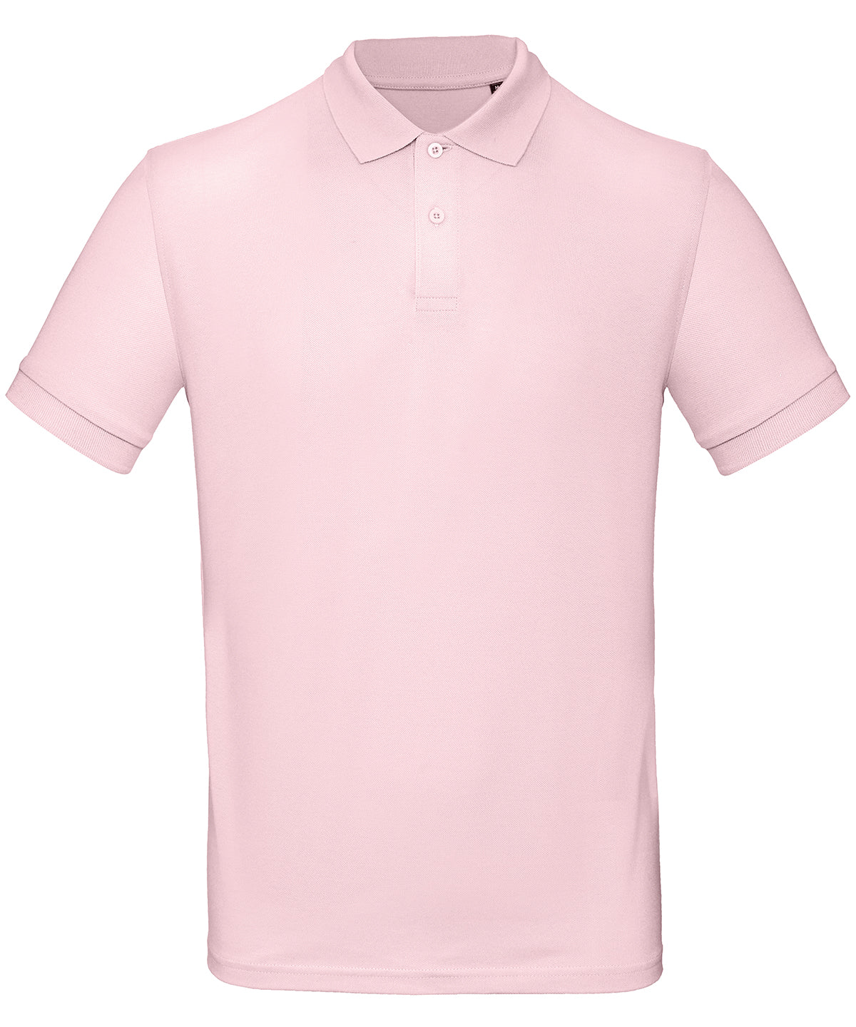 Tryck din logga på Piké från B&C Collection - Anpassa B&C Inspire Piké /Herrar i färgen Ljusrosa för företag, föreningar och privatpersoner