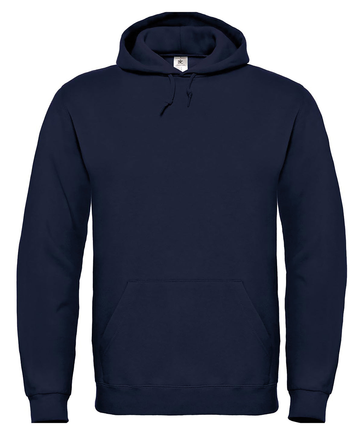 Tryck din logga på Hoodies från B&C Collection - Anpassa B&C ID.003 Sweatshirt med huva i färgen Marinblå för företag, föreningar och privatpersoner