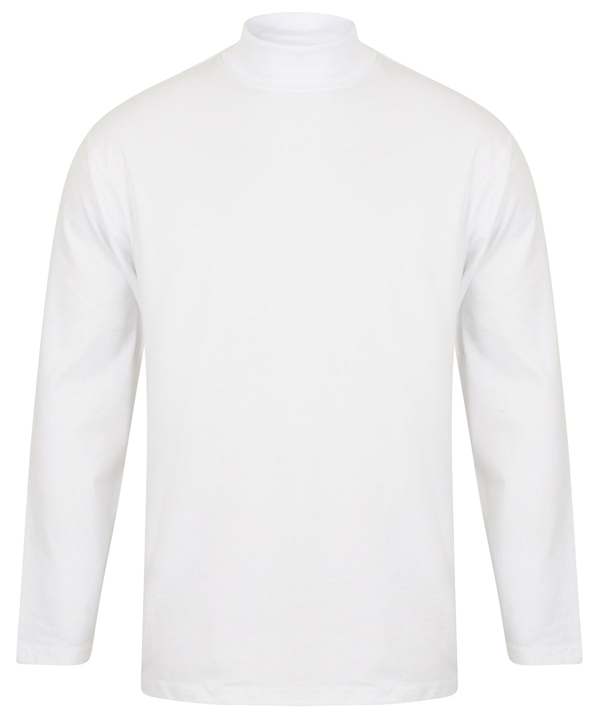 Tryck din logga på Sweatshirts från Henbury - Anpassa Långärmad topp med rullhals i färgen Marinblå S för företag, föreningar och privatpersoner