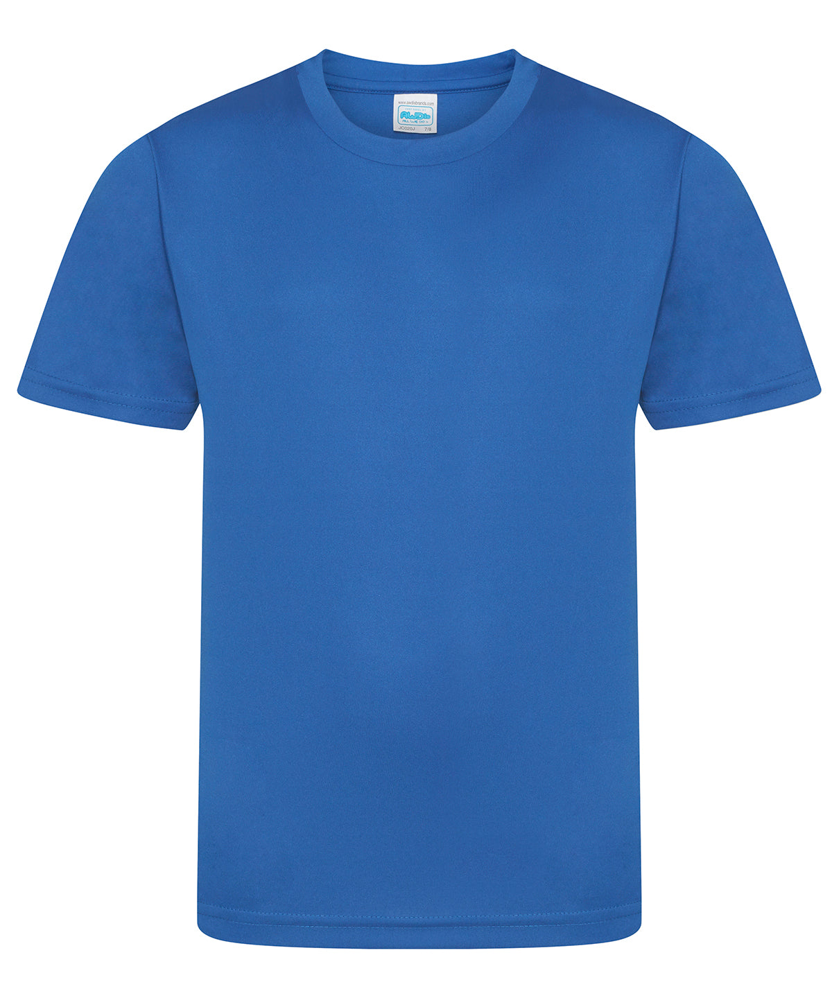 Tryck din logga på T-shirts från AWDis Just Cool - Anpassa Barn cool smidig T i färgen Royal för företag, föreningar och privatpersoner
