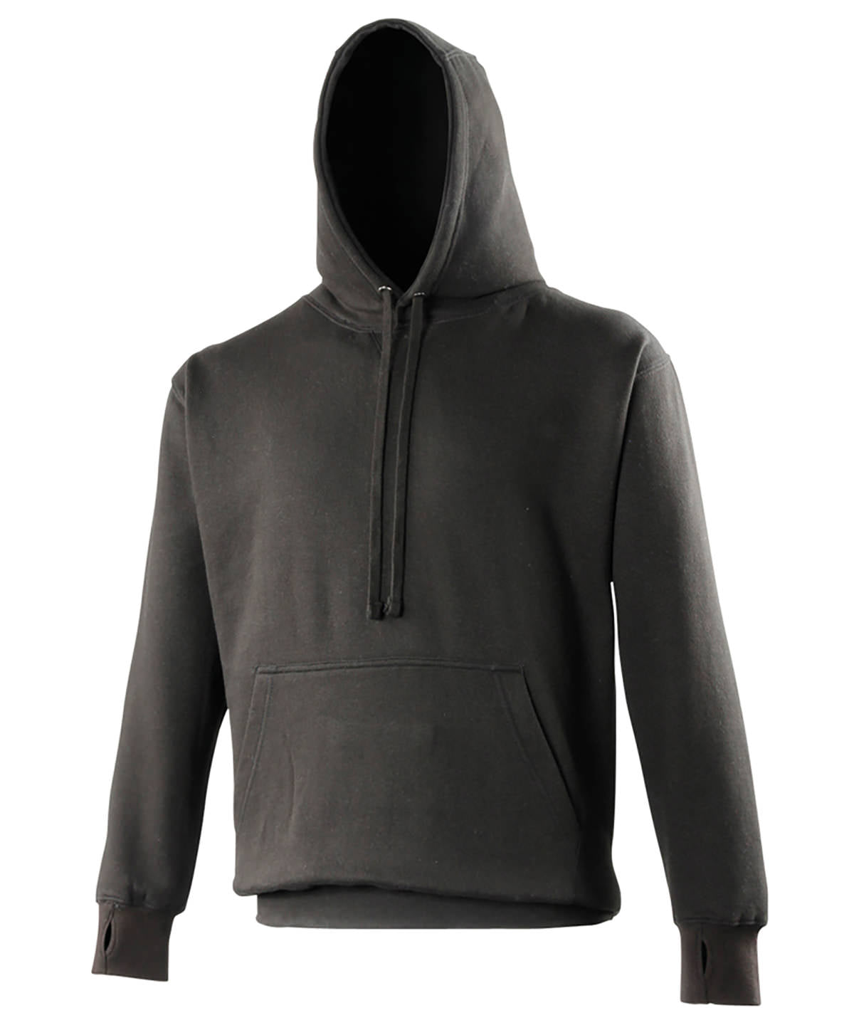 Tryck din logga på Hoodies från AWDis Just Hoods - Anpassa Luvtröja för gatan i färgen Svart för företag, föreningar och privatpersoner