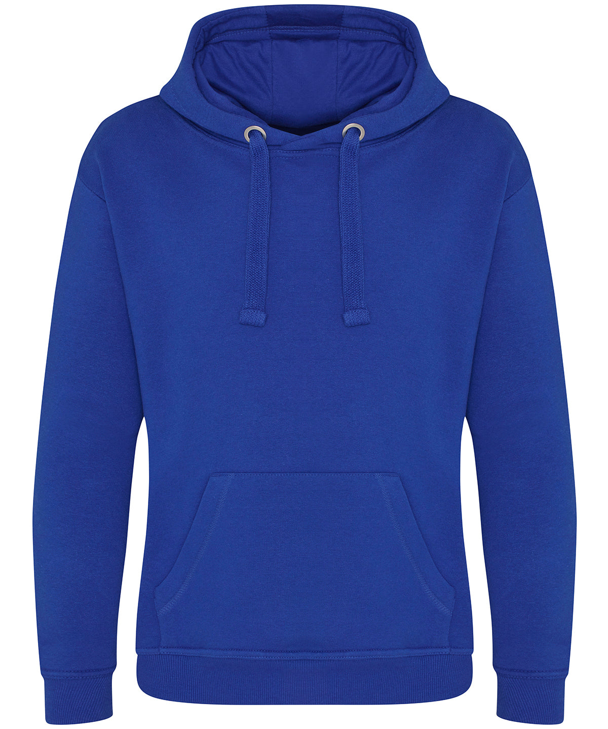 Tryck din logga på Hoodies från AWDis Just Hoods - Anpassa Kraftig huvtröja i färgen Royal för företag, föreningar och privatpersoner