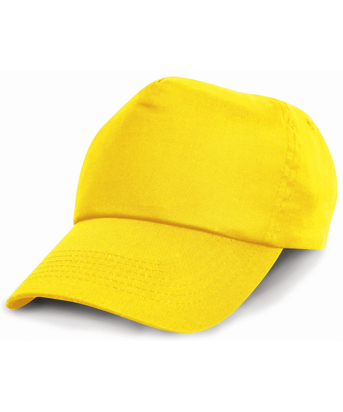 Tryck din logga på Kepsar från Result Headwear - Anpassa Keps i bomull i färgen Mellan gul One Size för företag, föreningar och privatpersoner