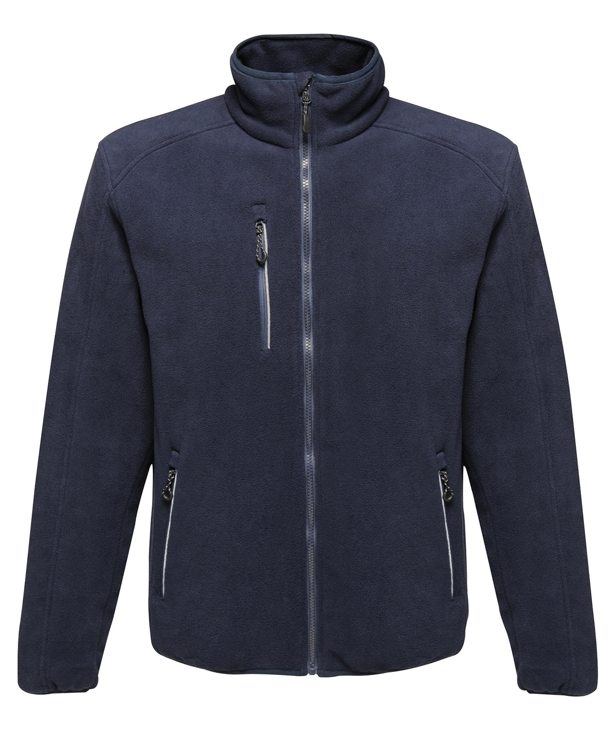 Tryck din logga på Fleece från Regatta Professional - Anpassa Omicron III vattentät fleece i färgen Marinblå för företag, föreningar och privatpersoner