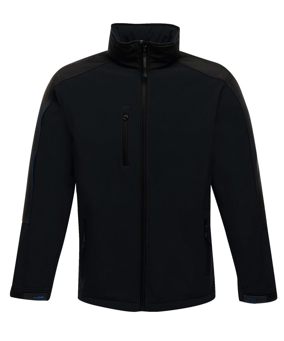 Tryck din logga på Softshelljackor från Regatta Professional - Anpassa Hydroforce 3-lagers softshell i färgen Svart för företag, föreningar och privatpersoner