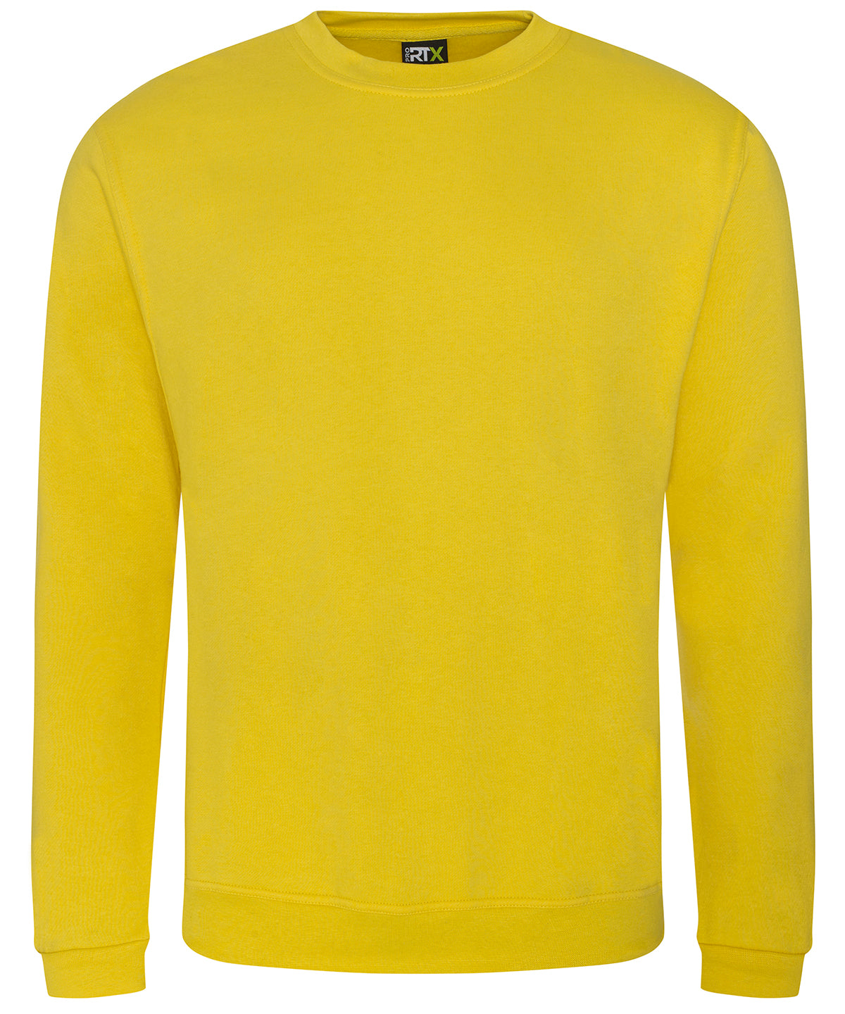 Tryck din logga på Sweatshirts från ProRTX - Anpassa Pro sweatshirt i färgen Mellan gul för företag, föreningar och privatpersoner