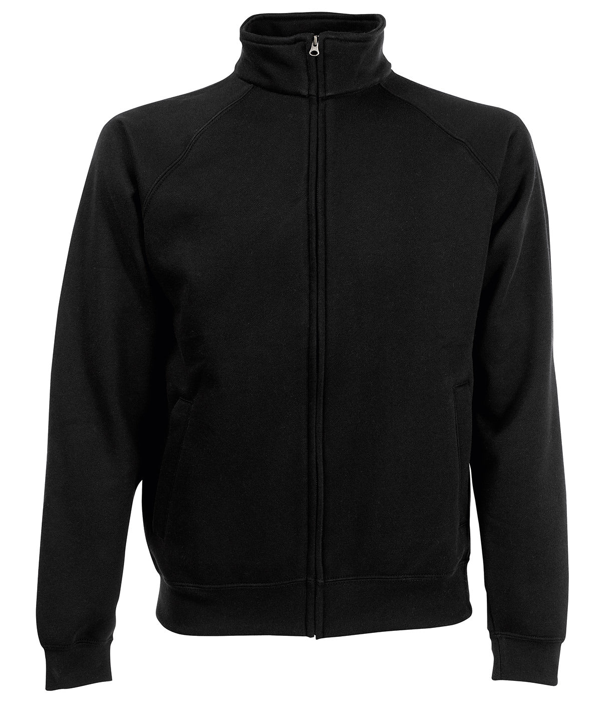Tryck din logga på Sweatshirts från Fruit of the Loom - Anpassa Fruit Of The Loom - Premium 70/30 sweatshirt tröja i färgen Svart för företag, föreningar och privatpersoner