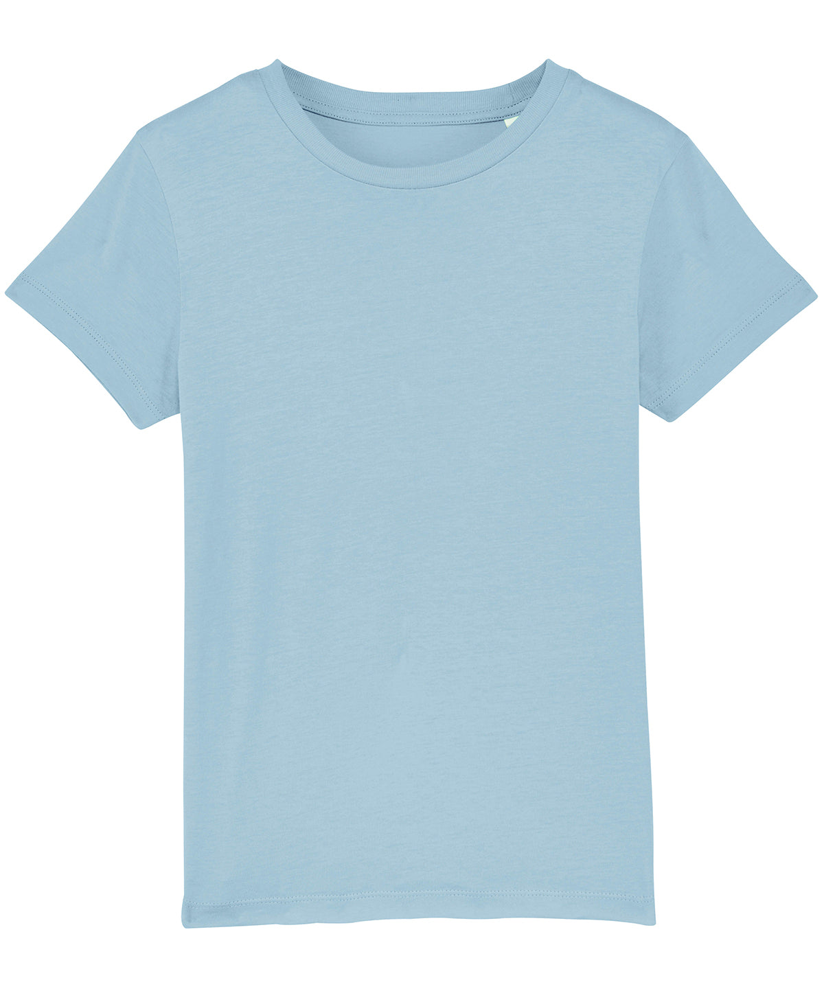 Tryck din logga på T-shirts från Stanley/Stella - Anpassa Barn mini Creator ikonisk t-shirt i färgen Himmelblå för företag, föreningar och privatpersoner