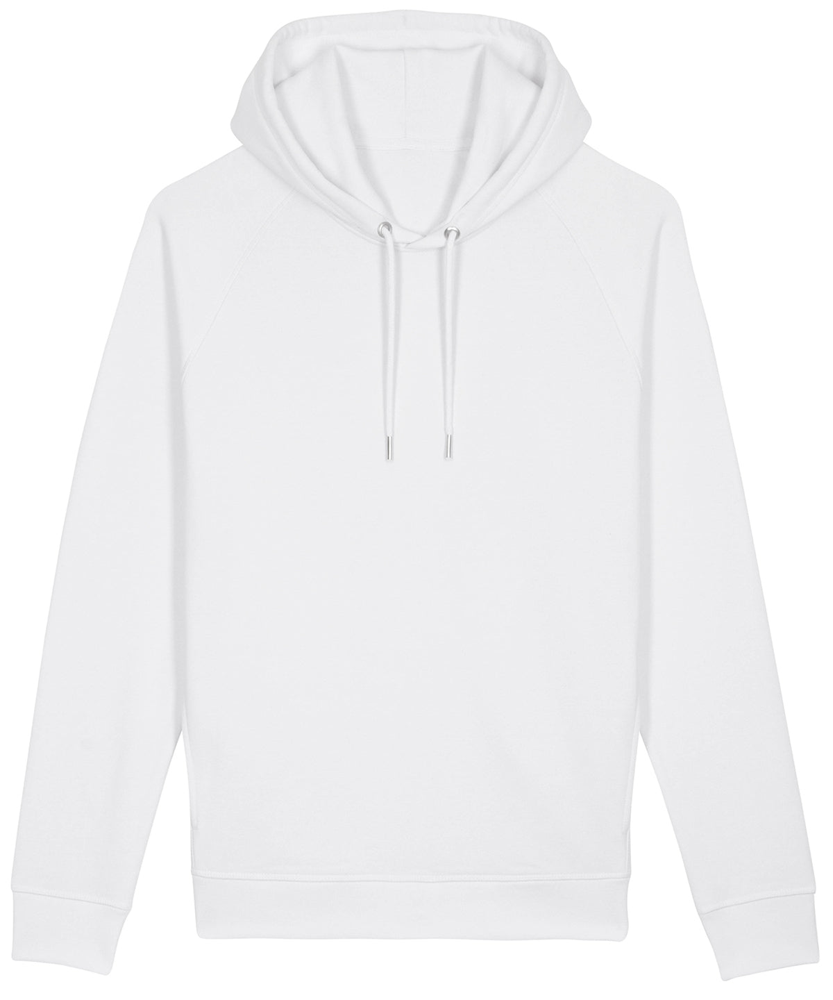 Tryck din logga på Hoodies från Stanley/Stella - Anpassa Sider unisex huvtröja med sidoficka i färgen Vit för företag, föreningar och privatpersoner
