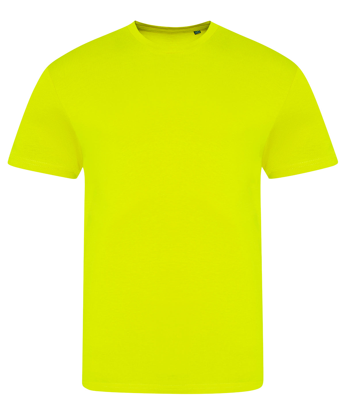 Tryck din logga på T-shirts från AWDis Just T's - Anpassa Elektrisk triblend T i färgen Neon gul för företag, föreningar och privatpersoner