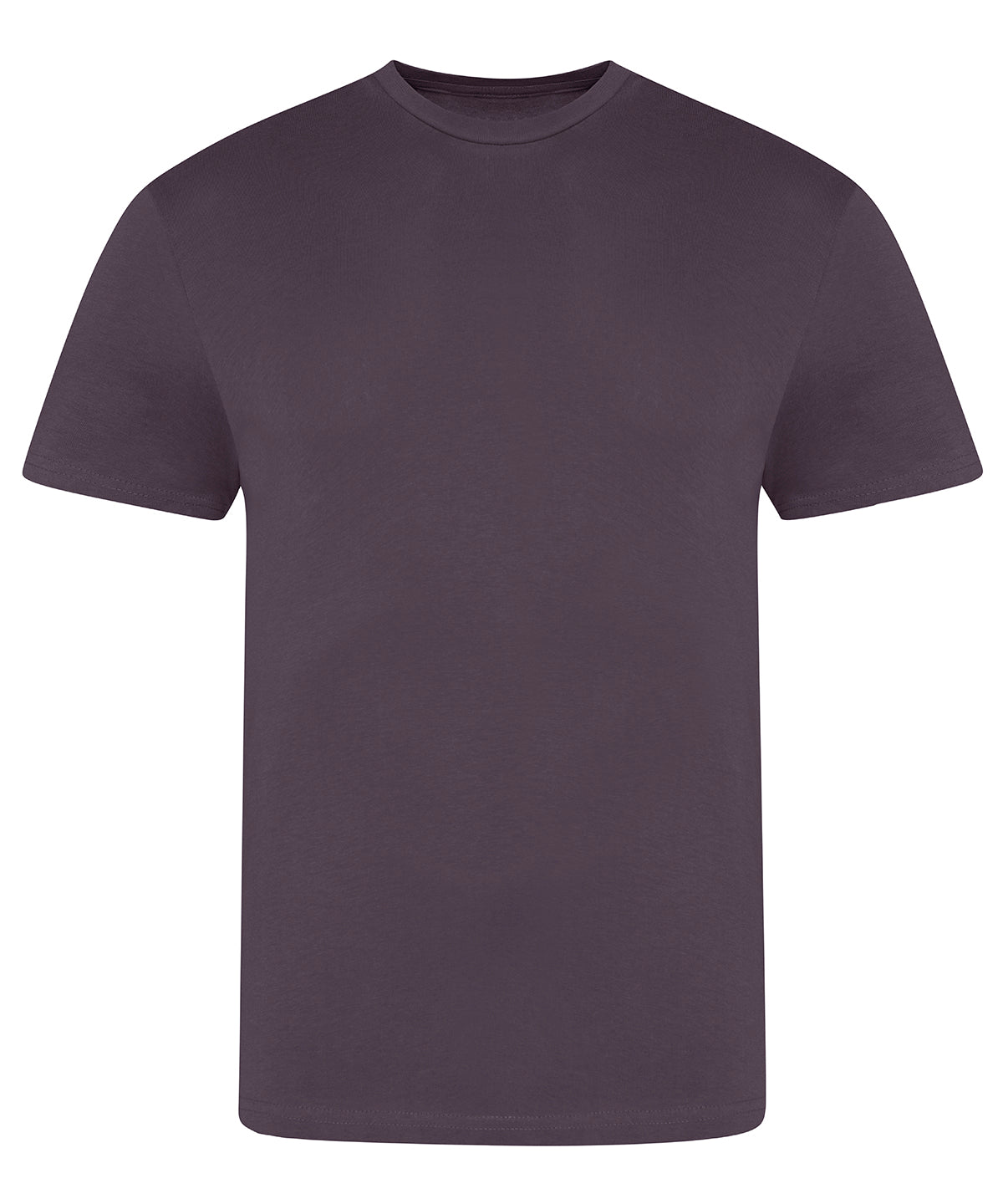 Tryck din logga på T-shirts från AWDis Just T's - Anpassa De 100 T i färgen Mörk lila för företag, föreningar och privatpersoner