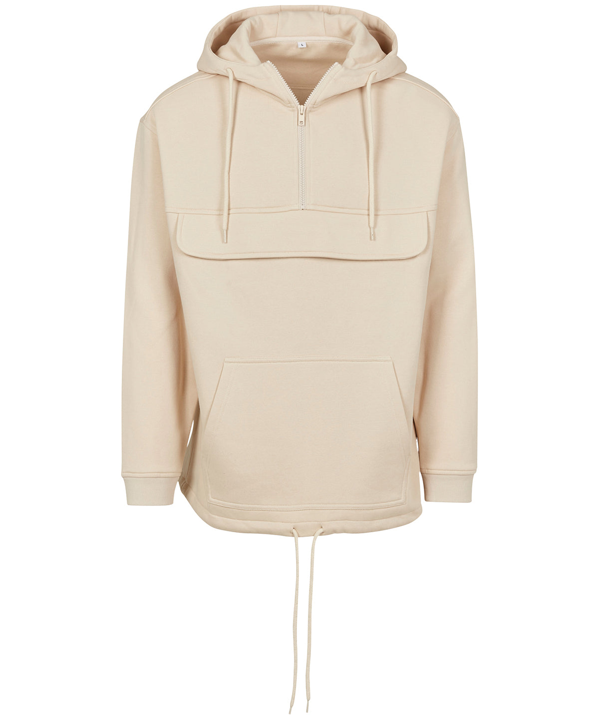 Tryck din logga på Hoodies från Build Your Brand - Anpassa Sweatshirt med huvtröja i färgen Naturligt för företag, föreningar och privatpersoner