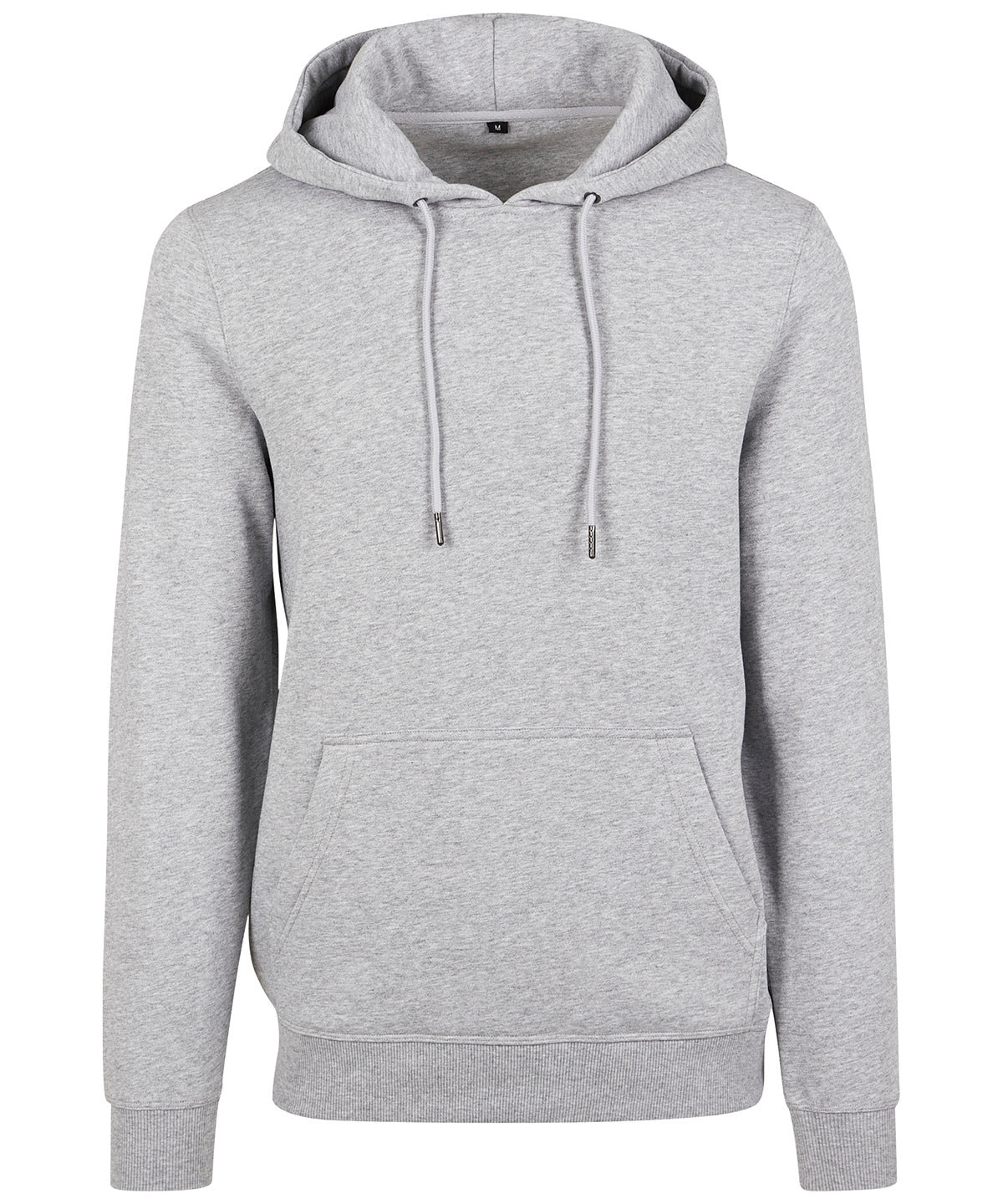 Tryck din logga på Hoodies från Build Your Brand - Anpassa Premium huvtröja i färgen Ljunggrå för företag, föreningar och privatpersoner