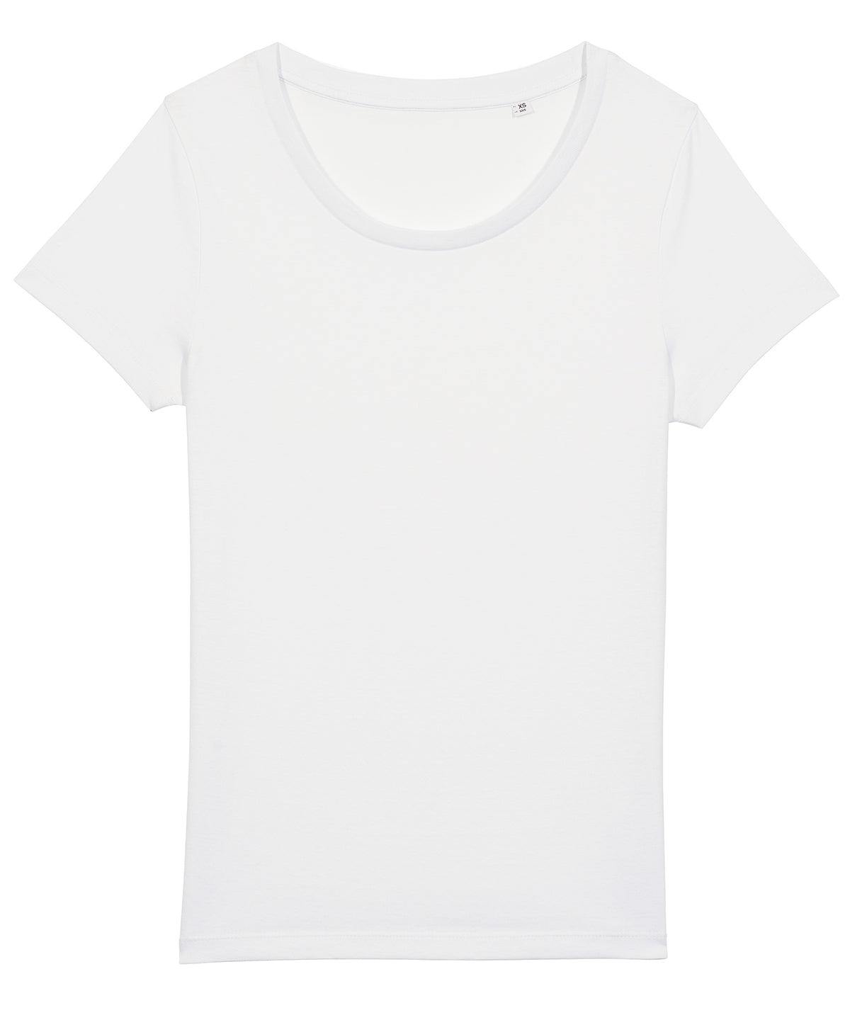 Tryck din logga på T-shirts från Stanley/Stella - Anpassa Stella Jazzer the essential t-shirt för damer i färgen Vit 3XL för företag, föreningar och privatpersoner
