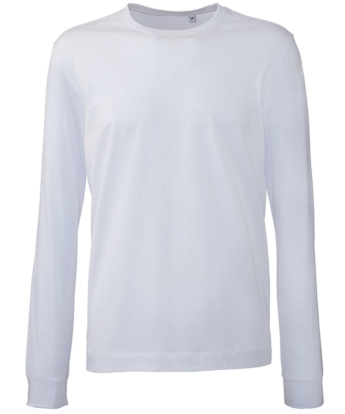 Tryck din logga på T-shirts från Anthem - Anpassa Långärmad Anthem t-shirt för herrar i färgen Vit för företag, föreningar och privatpersoner
