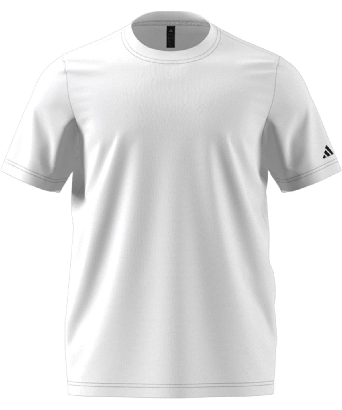 Tryck din logga på T-shirts från adidas - Anpassa Blank t-shirt i färgen Vit för företag, föreningar och privatpersoner