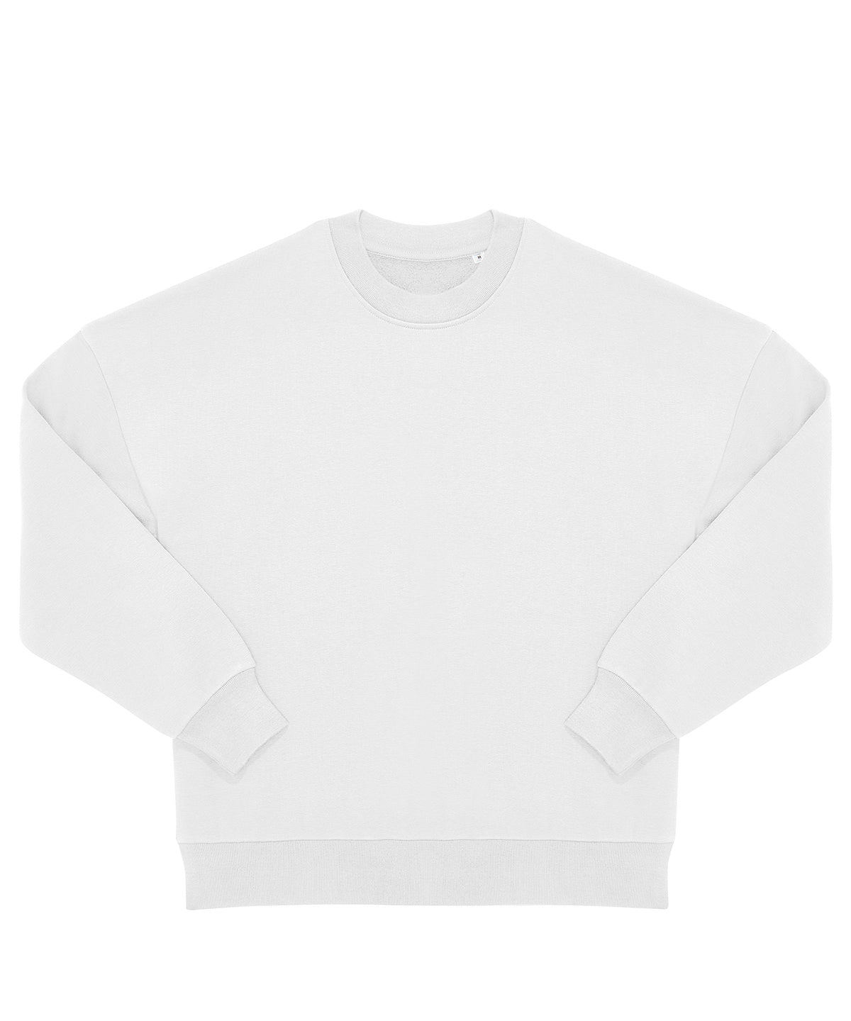 Tryck din logga på Sweatshirts från B&C Collection - Anpassa B&C Påverkansbesättning i färgen Vit för företag, föreningar och privatpersoner