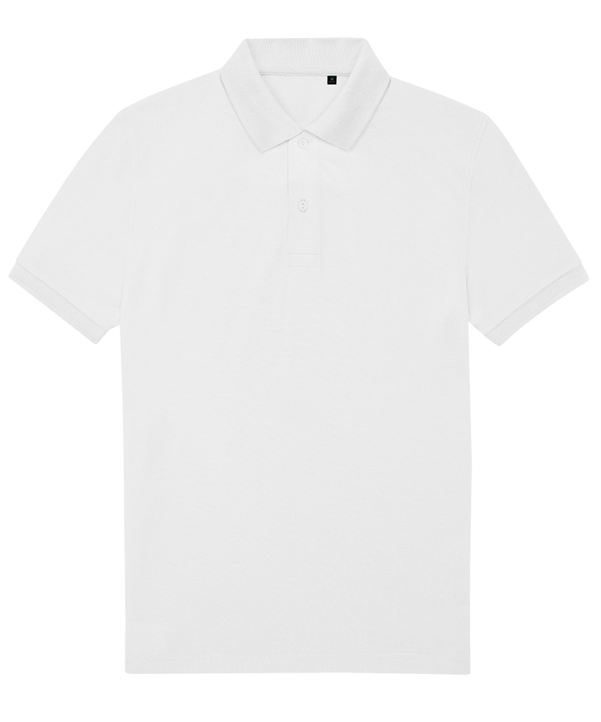 Tryck din logga på Piké från B&C Collection - Anpassa B&C My Eco Piké 65/35 i färgen Vit för företag, föreningar och privatpersoner