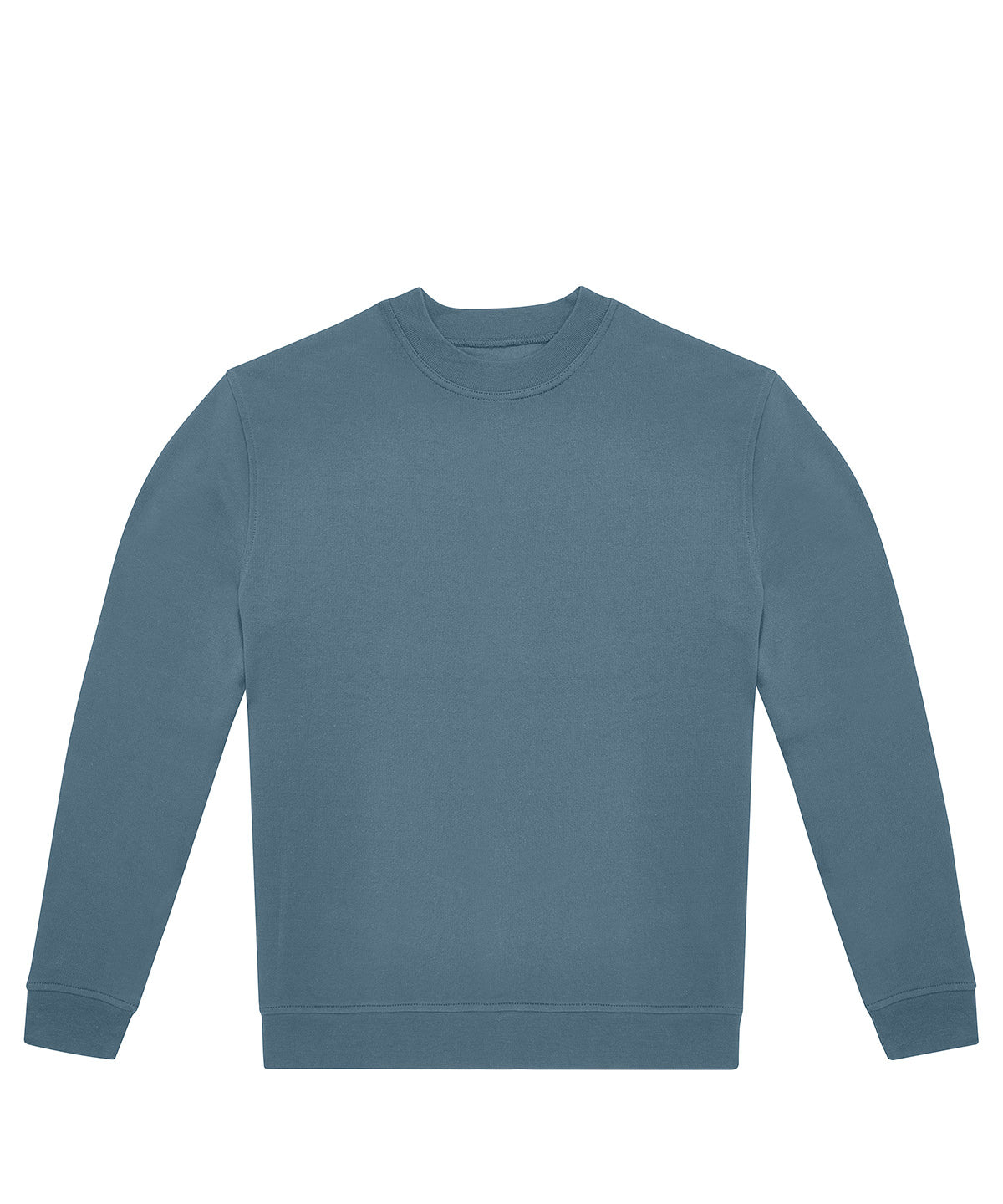 Tryck din logga på Sweatshirts från B&C Collection - Anpassa B&C ID.332 besättning i färgen Mellanblå för företag, föreningar och privatpersoner