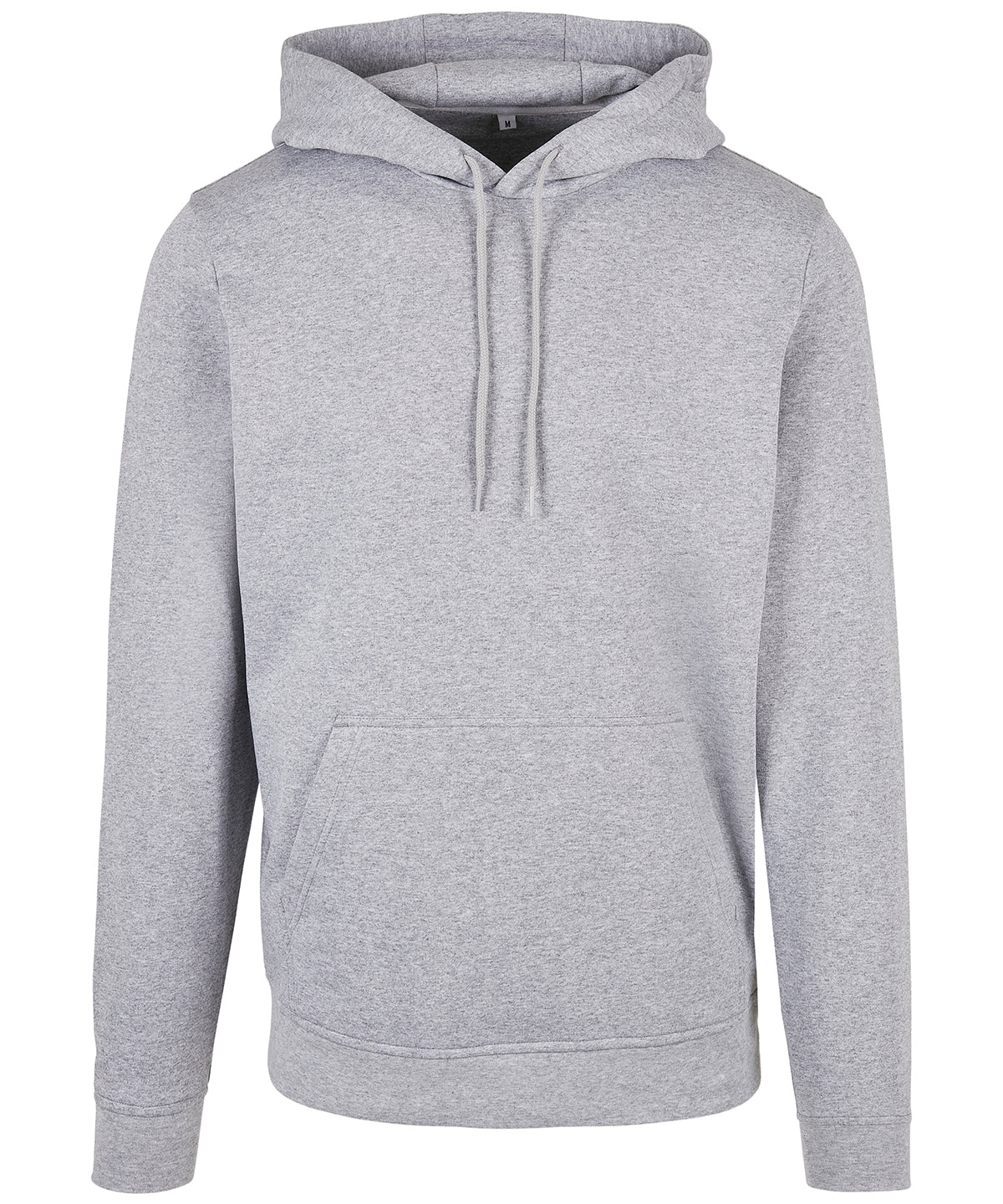 Tryck din logga på Hoodies från Build Your Brand Basic - Anpassa Bas huvtröja i färgen Ljunggrå för företag, föreningar och privatpersoner