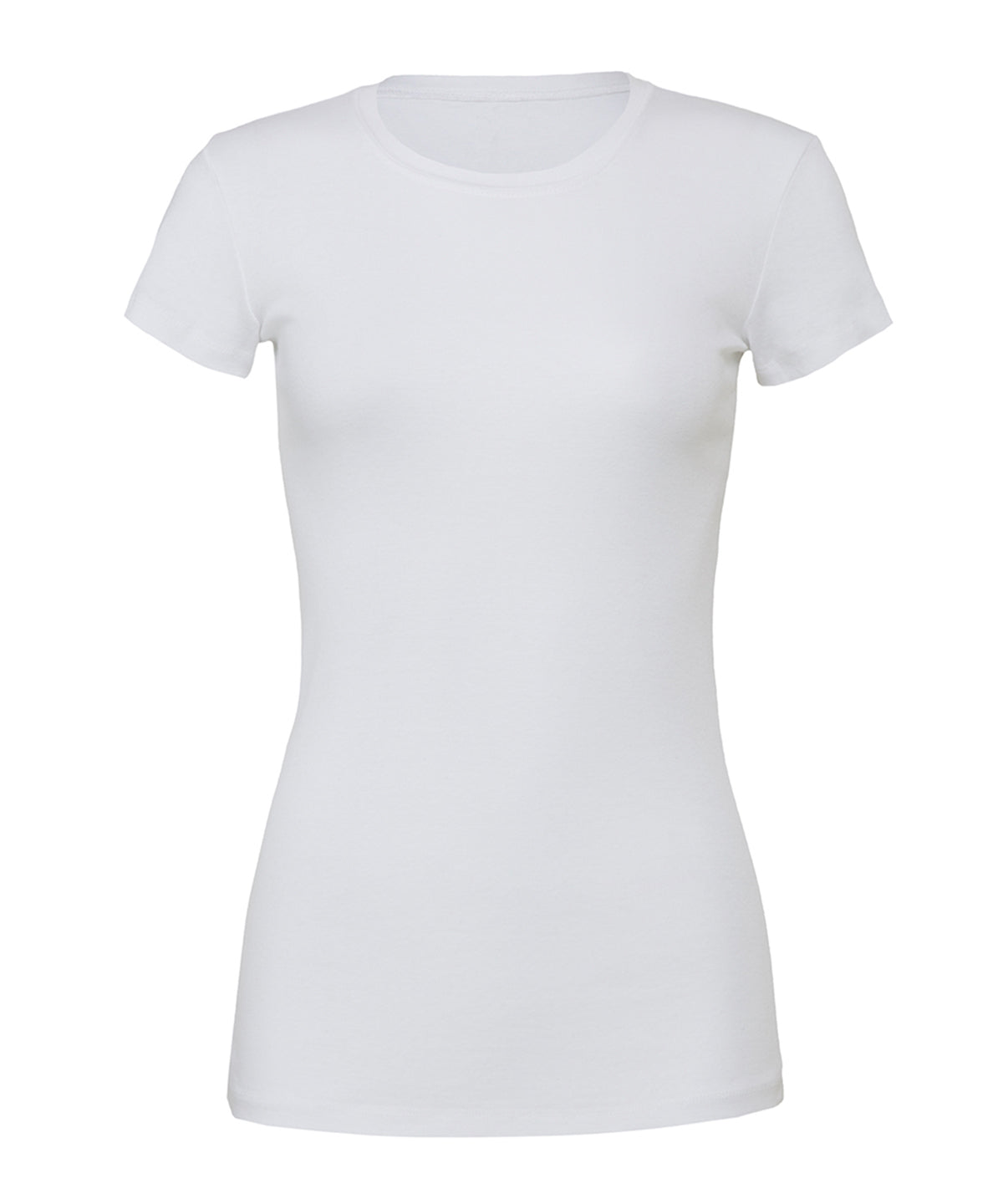 Tryck din logga på T-shirts från Bella Canvas - Anpassa Favorit-t-shirten i färgen Vit för företag, föreningar och privatpersoner