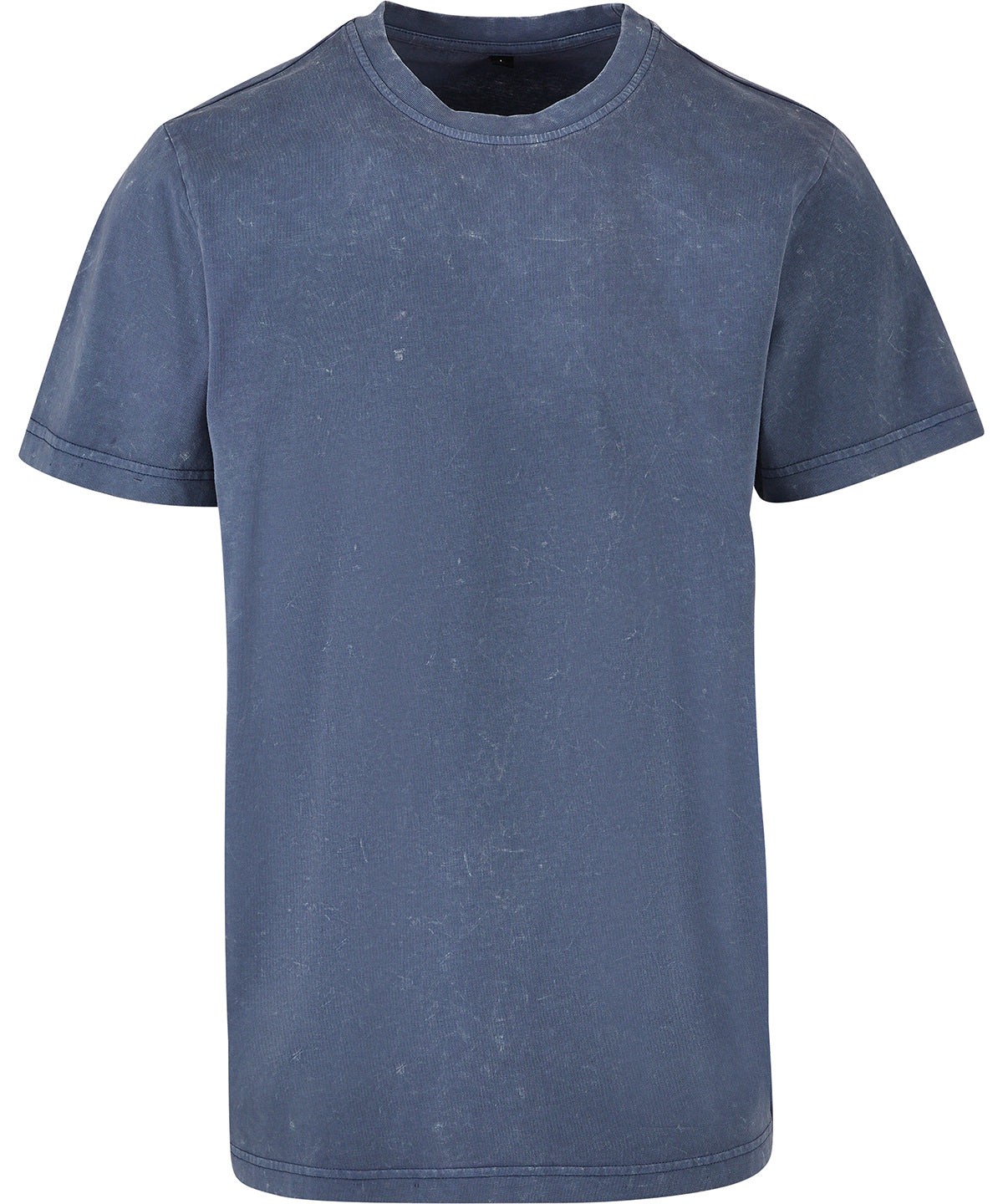 Tryck din logga på T-shirts från Build Your Brand - Anpassa Syra tvättad t-shirt med rund hals i färgen Ljusblå för företag, föreningar och privatpersoner