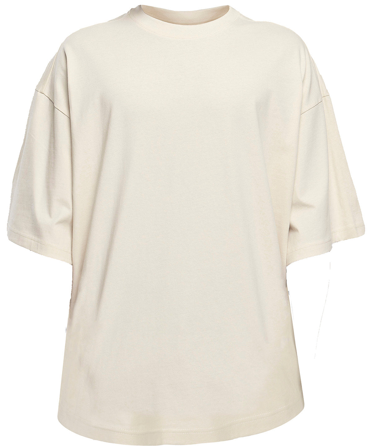 Tryck din logga på T-shirts från Build Your Brand - Anpassa Stor t-shirt i färgen Naturligt för företag, föreningar och privatpersoner