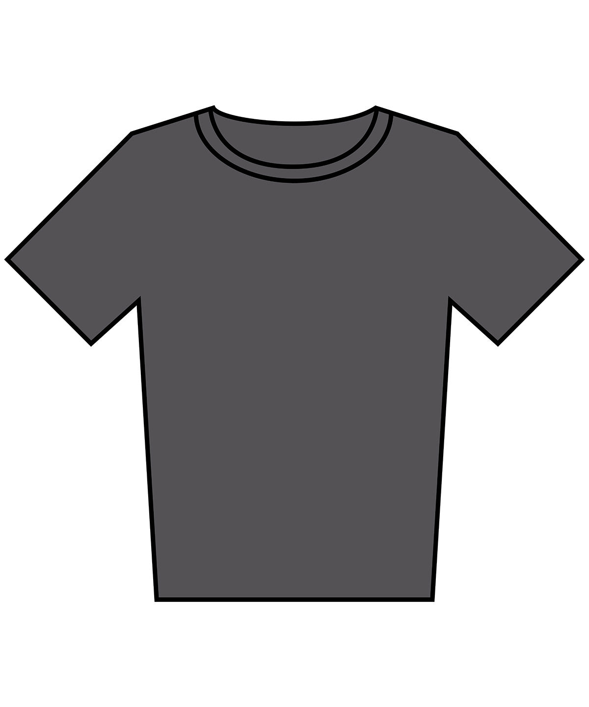 Tryck din logga på T-shirts från Build Your Brand - Anpassa Dam vintage vardagstee i färgen Mörkgrå för företag, föreningar och privatpersoner