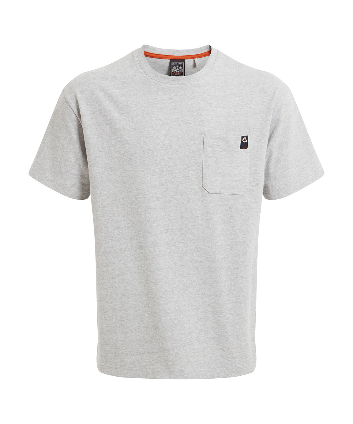 Tryck din logga på T-shirts från Craghoppers - Anpassa Wakefield t-shirt med fickor för arbetskläder i färgen Mellangrå för företag, föreningar och privatpersoner