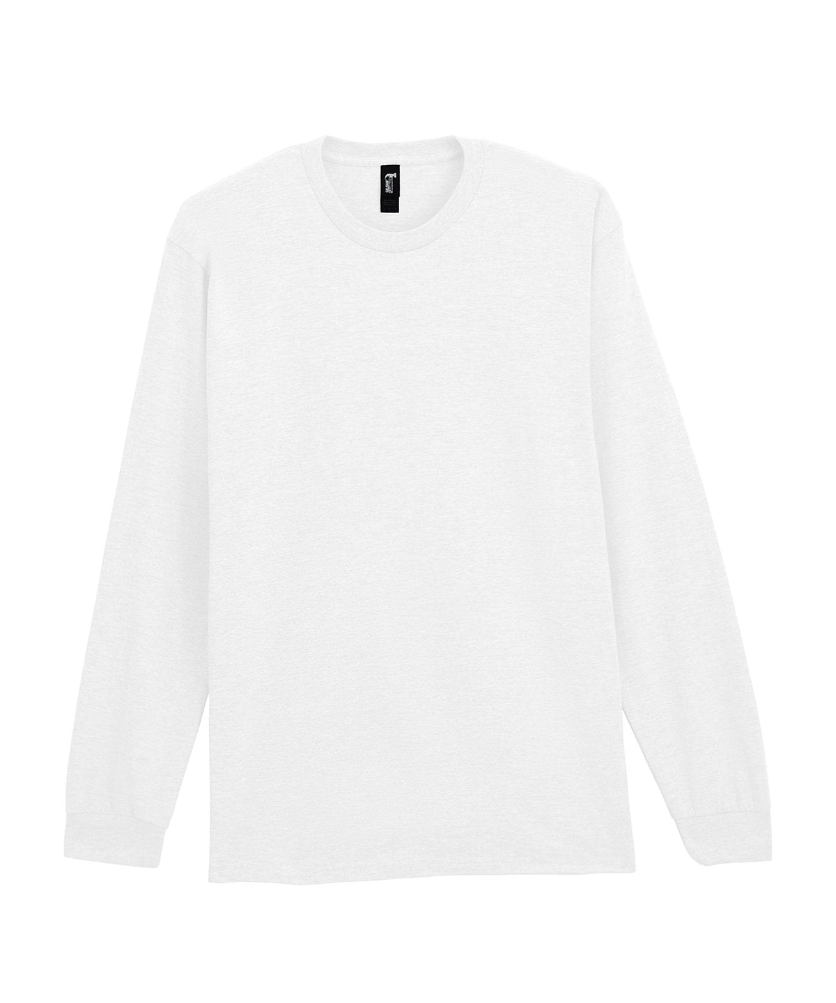 Tryck din logga på T-shirts från Gildan - Anpassa Hammer långärmad t-shirt för vuxna i färgen Vit för företag, föreningar och privatpersoner