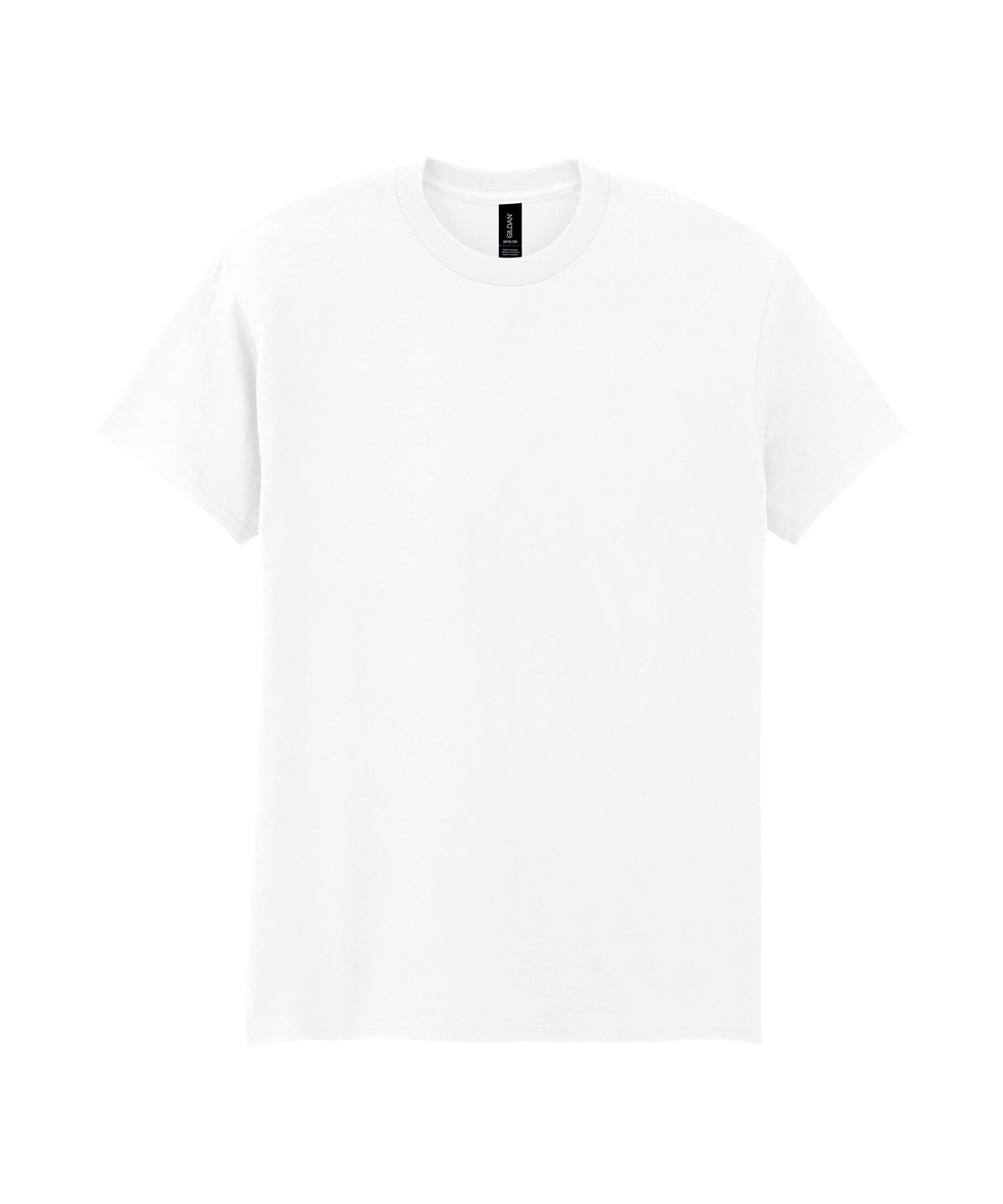 Tryck din logga på T-shirts från Gildan - Anpassa T-shirt i DryBlend i färgen Vit för företag, föreningar och privatpersoner
