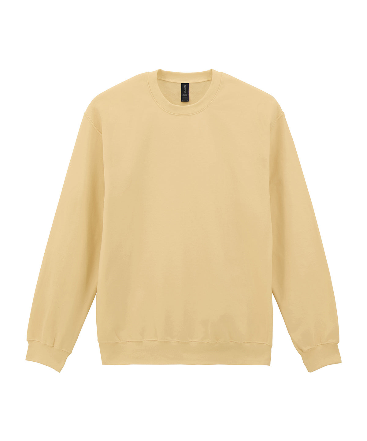 Tryck din logga på Sweatshirts från Gildan - Anpassa Rund hals i Softstyle midweight fleece för vuxna i färgen Mellan gul för företag, föreningar och privatpersoner