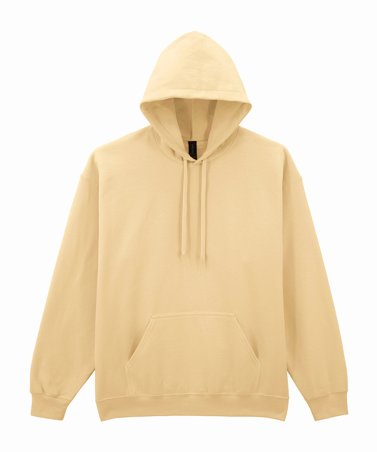 Tryck din logga på Hoodies från Gildan - Anpassa Softstyle midweight fleece hoodie för vuxna i färgen Mellan gul för företag, föreningar och privatpersoner