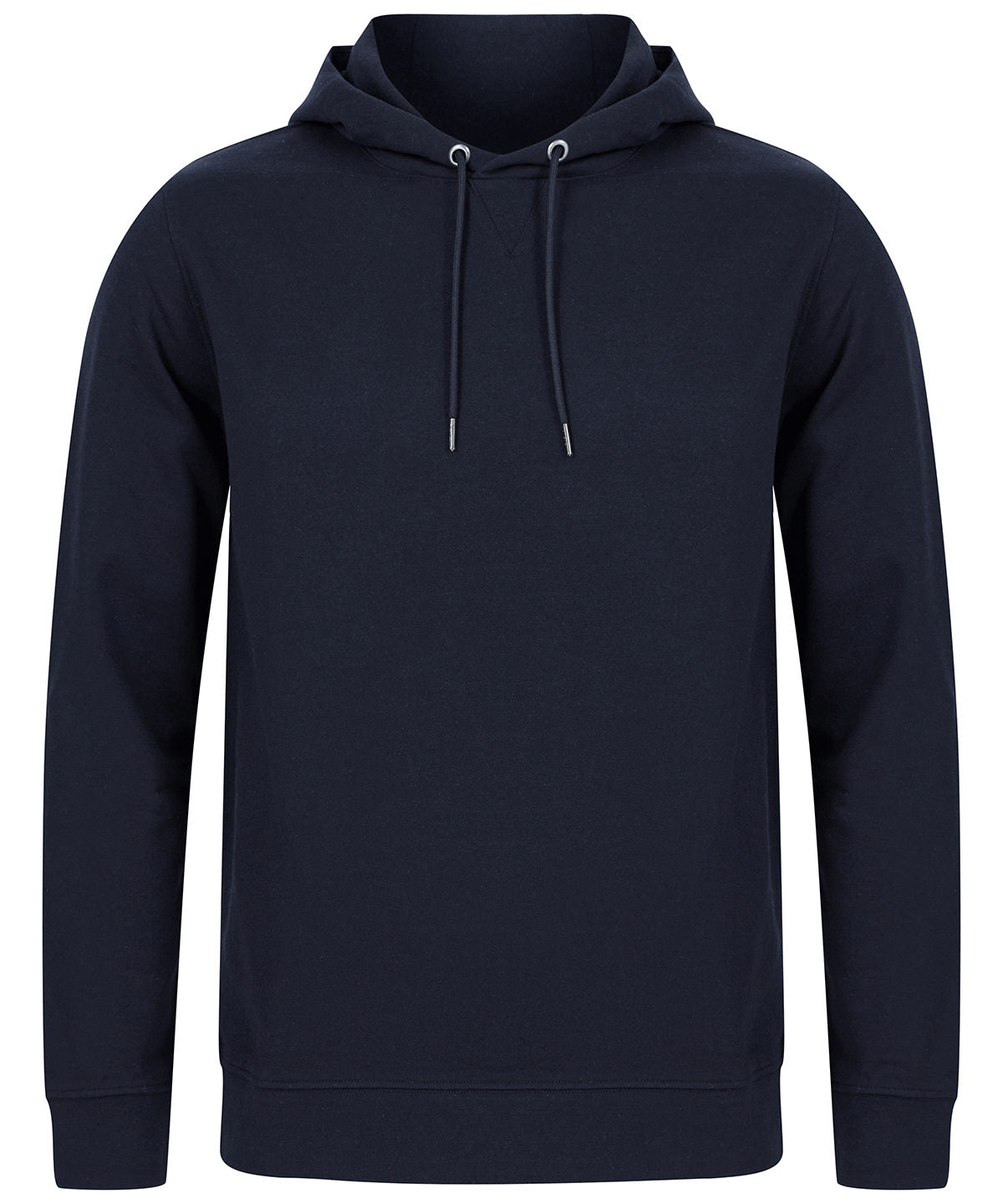 Tryck din logga på Hoodies från Henbury - Anpassa Hållbar huvtröja i unisexmodell i färgen Marinblå för företag, föreningar och privatpersoner