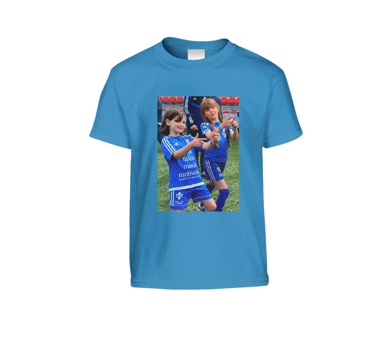 Tryck din logga på T-shirts från Impala Print Shop - Anpassa Original T-shirt – Barn i färgen för företag, föreningar och privatpersoner