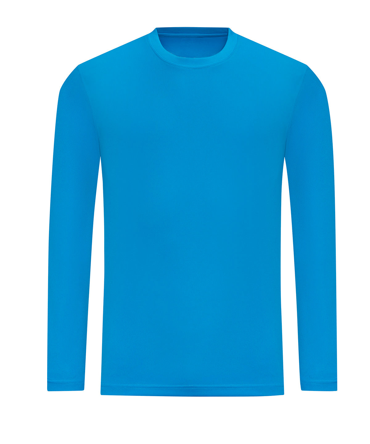 Tryck din logga på T-shirts från AWDis Just Cool - Anpassa Långärmad cool T i färgen Safir för företag, föreningar och privatpersoner