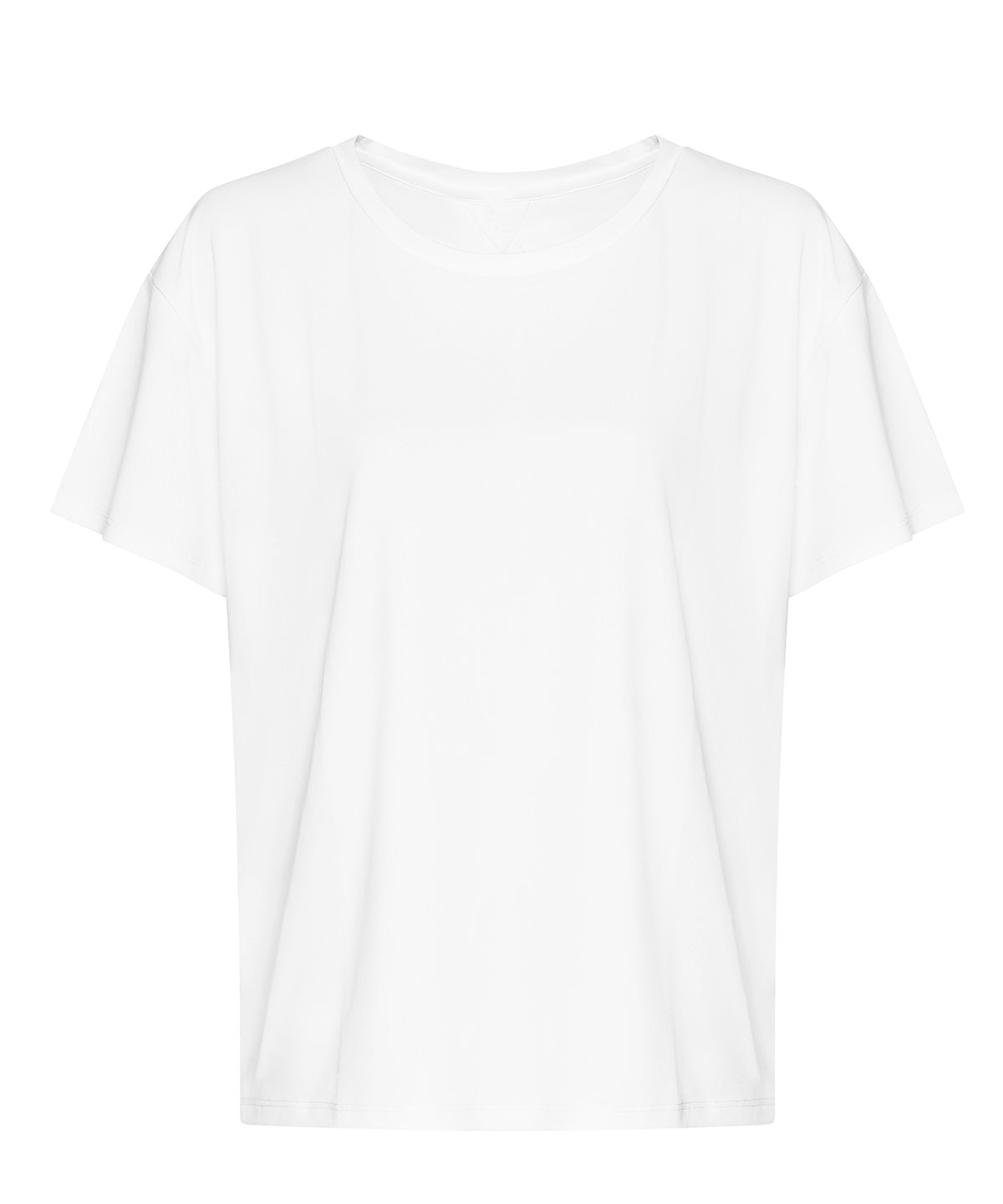 Tryck din logga på T-shirts från AWDis Just Cool - Anpassa Dam T med öppen rygg i färgen Vit för företag, föreningar och privatpersoner