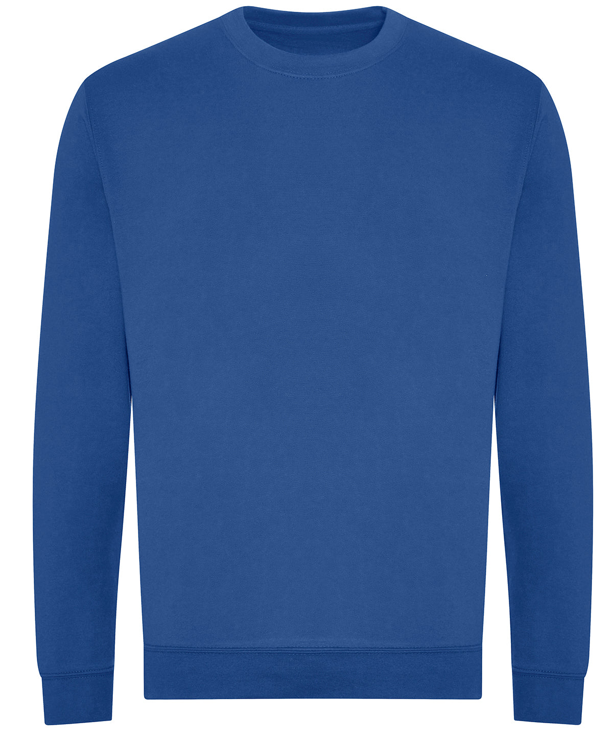 Tryck din logga på Sweatshirts från AWDis Just Hoods - Anpassa Ekologisk sweatshirt i färgen Royal för företag, föreningar och privatpersoner