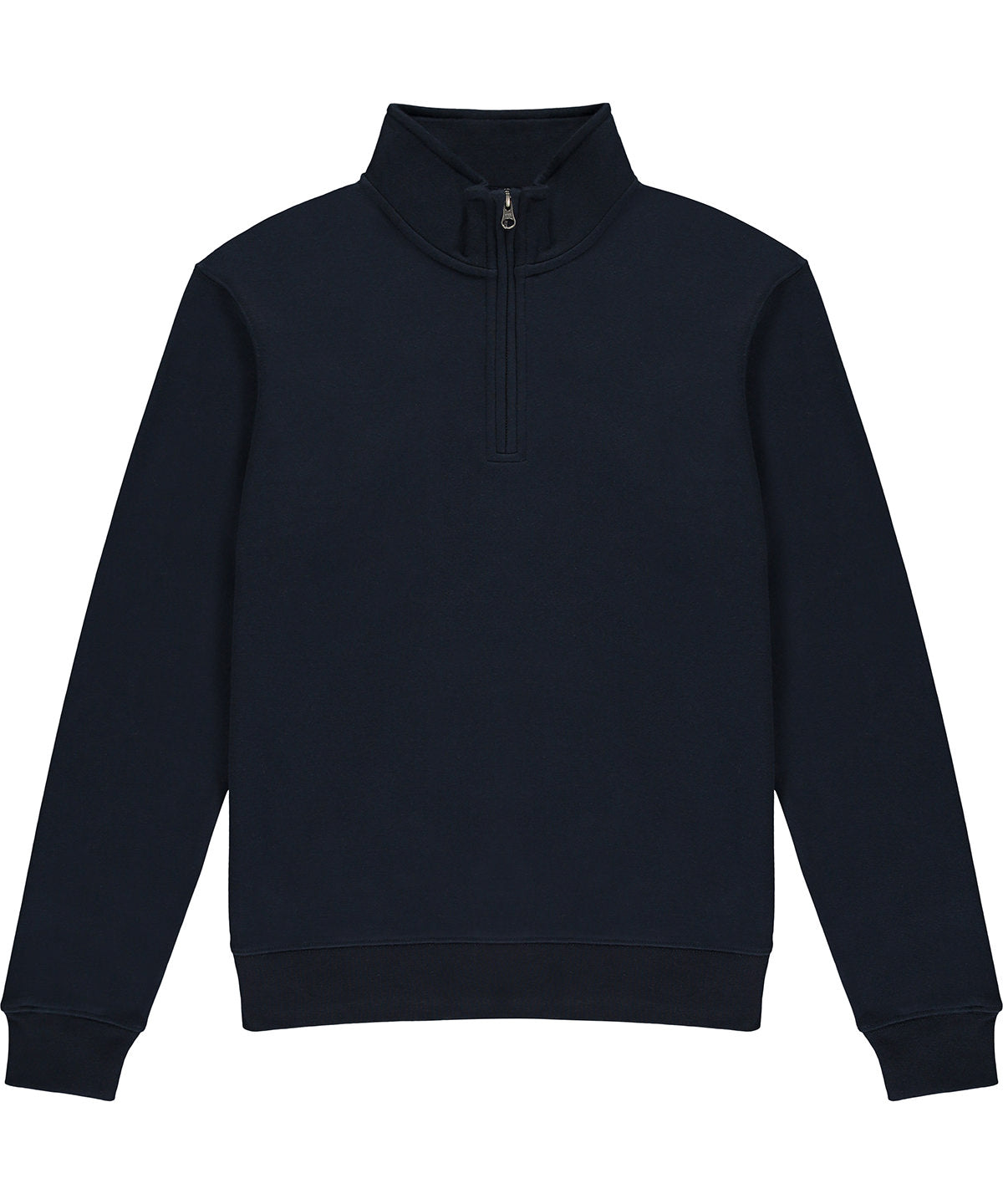 Tryck din logga på Sweatshirts från Kustom Kit - Anpassa Sweatshirt med dragkedja och normal passform i färgen Marinblå för företag, föreningar och privatpersoner