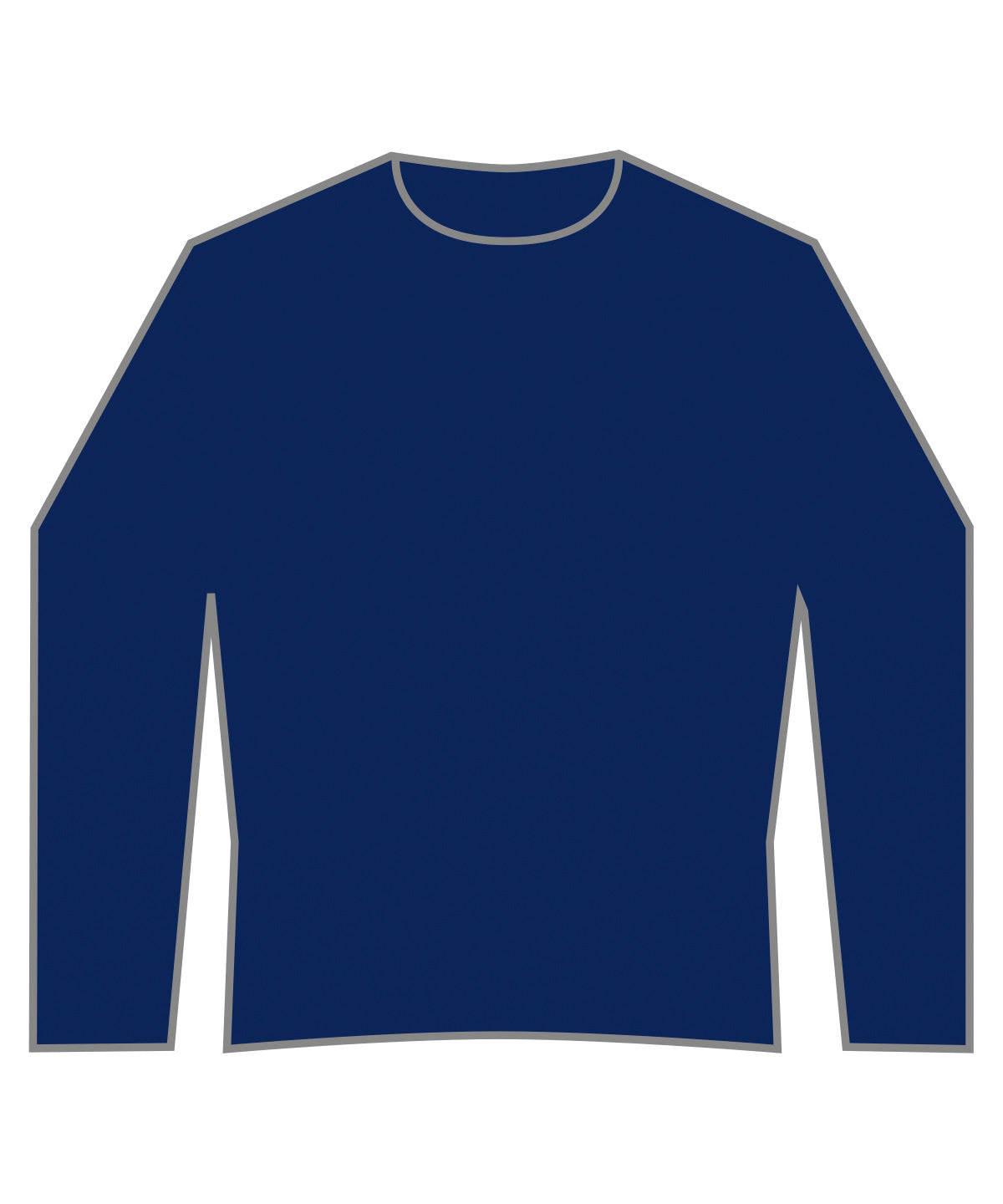 Tryck din logga på Sweatshirts från Kustom Kit - Anpassa Piqu-sweatshirt med normal passform i färgen Marinblå för företag, föreningar och privatpersoner