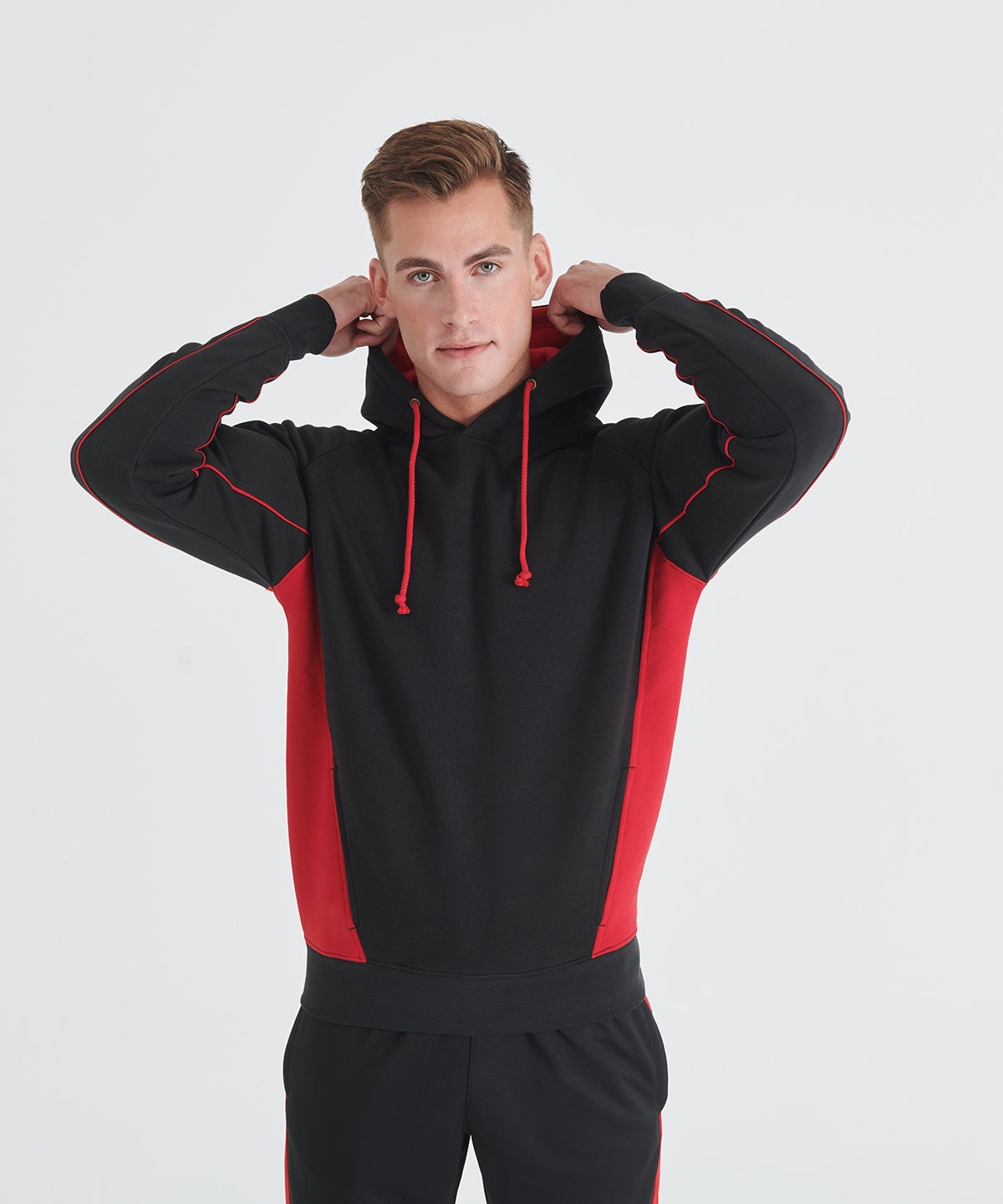 Tryck din logga på Hoodies från Finden & Hales - Anpassa Luvtröja med dragkedja i färgen för företag, föreningar och privatpersoner