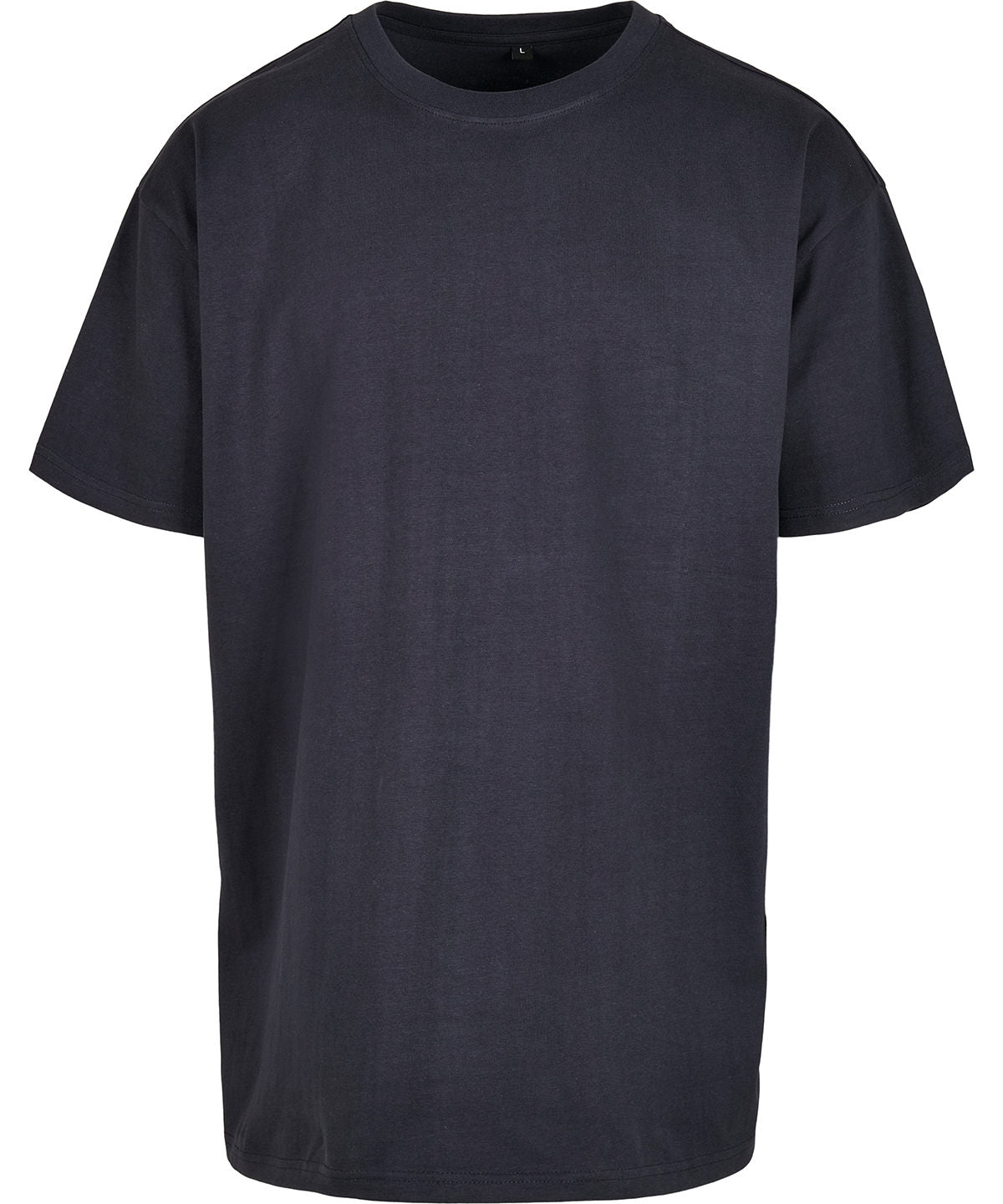 Tryck din logga på T-shirts från New Morning Studios - Anpassa T-shirt i överdimensionerad jersey i färgen Marinblå för företag, föreningar och privatpersoner