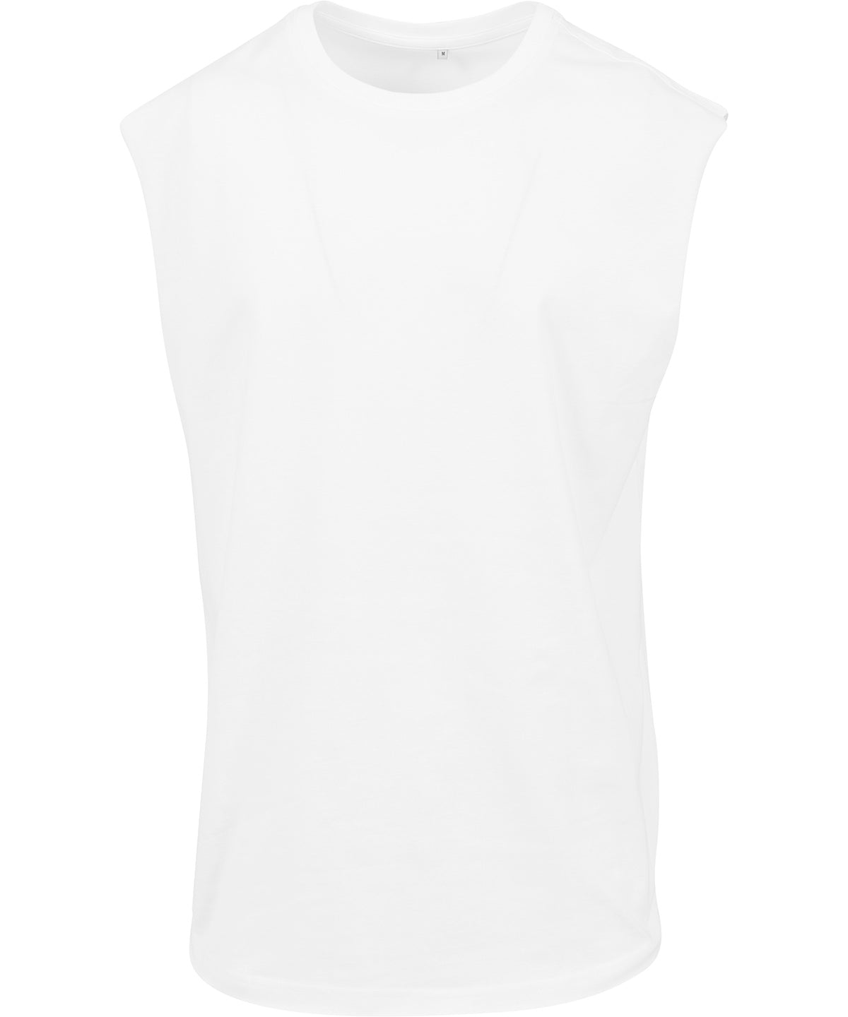 Tryck din logga på T-shirts från New Morning Studios - Anpassa Ärmlös t-shirt i färgen Vit för företag, föreningar och privatpersoner