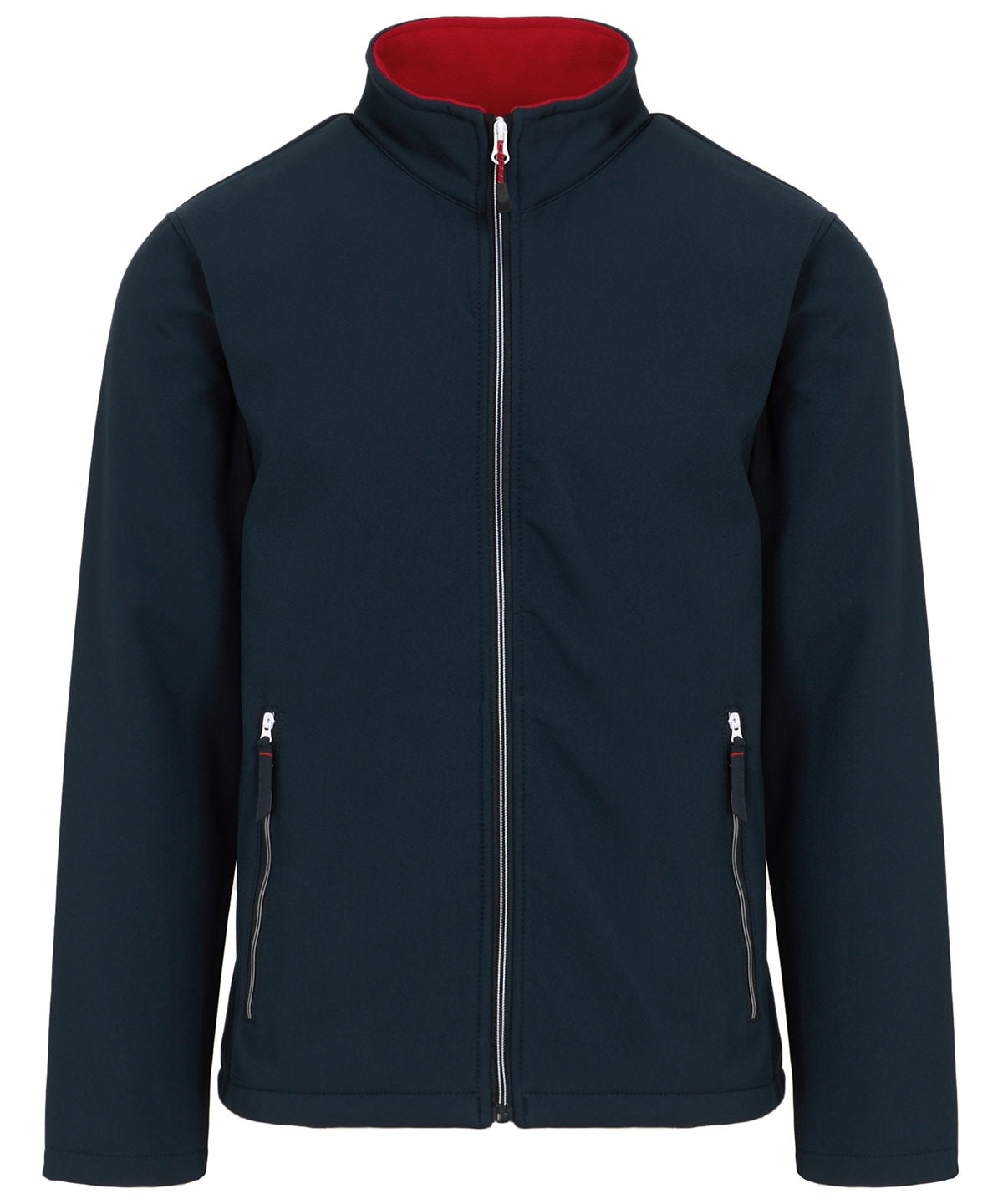 Tryck din logga på Softshelljackor från Regatta Professional - Anpassa Ascender 2-lagers softshell i färgen Marinblå för företag, föreningar och privatpersoner