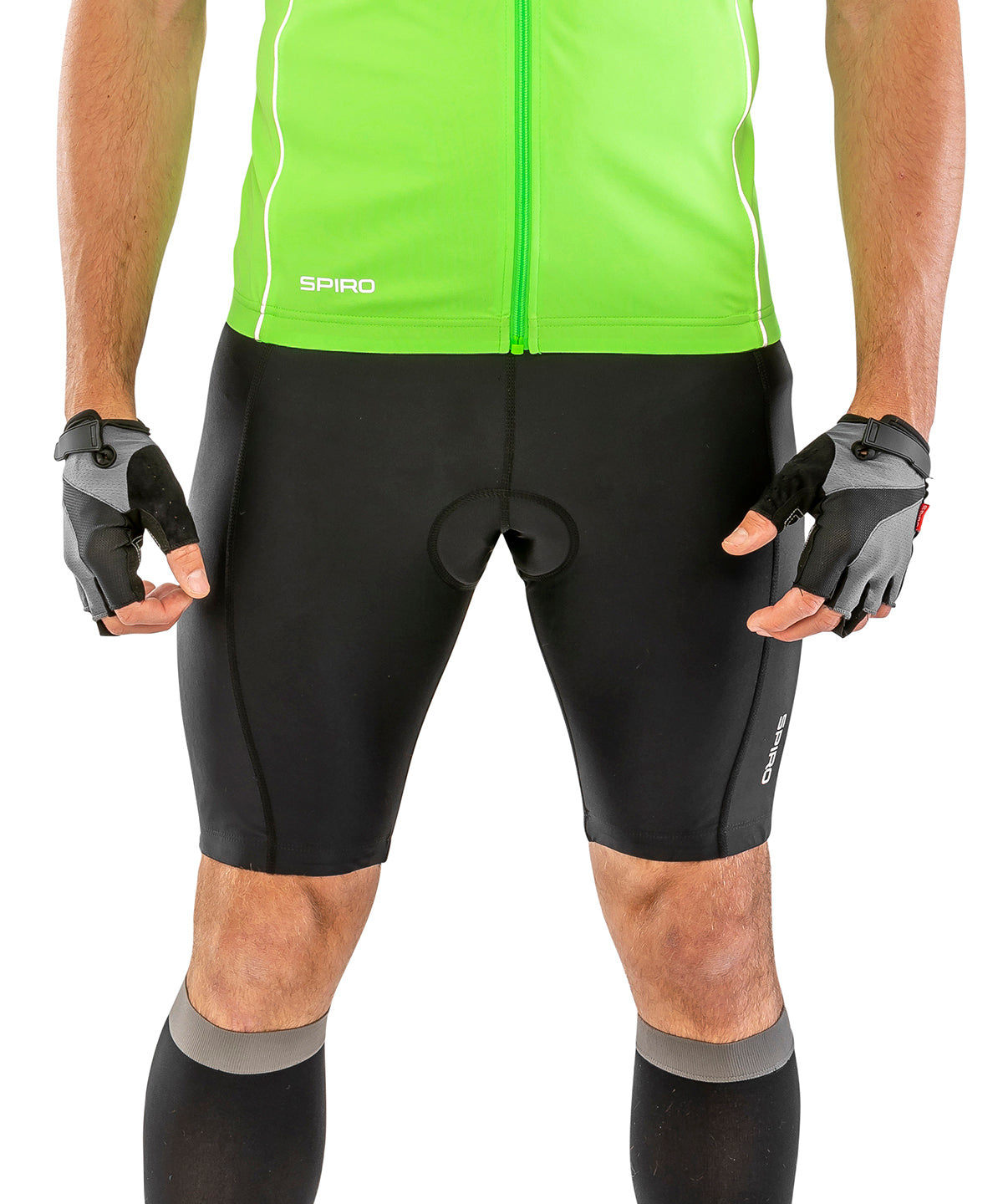 Tryck din logga på Shorts från Spiro - Anpassa Vadderade shorts för cykelkläder i färgen för företag, föreningar och privatpersoner