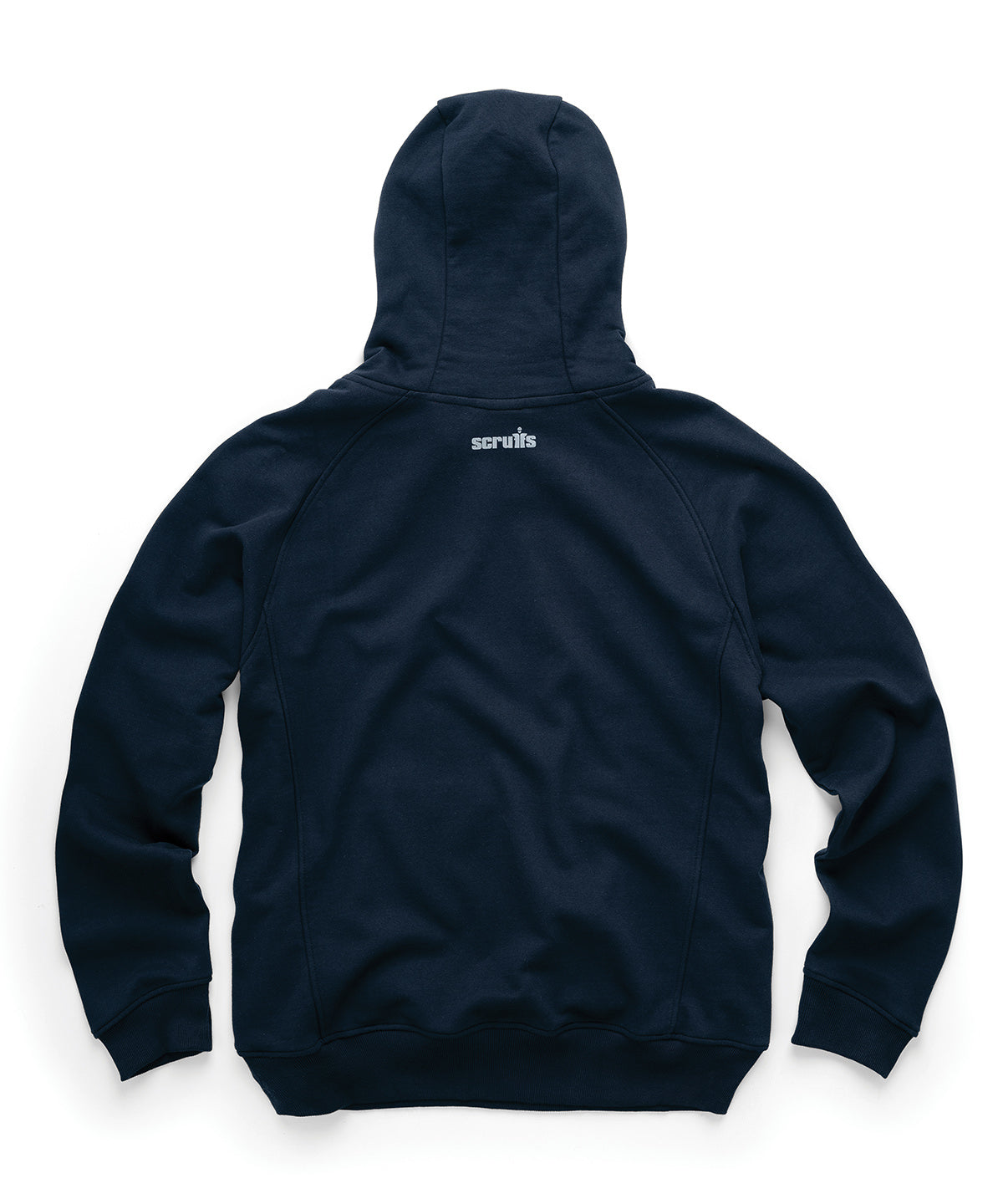Tryck din logga på Hoodies från Scruffs - Anpassa Eco Worker huvtröja i färgen Marinblå för företag, föreningar och privatpersoner