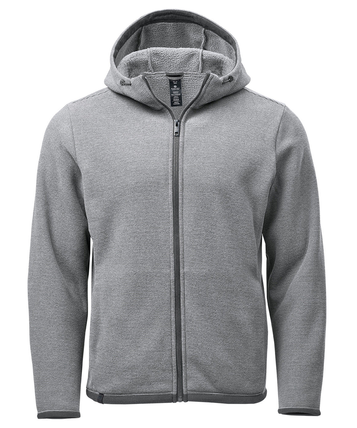 Tryck din logga på Hoodies från Stormtech - Anpassa Medusa fleece huvtröja i färgen Mellangrå för företag, föreningar och privatpersoner