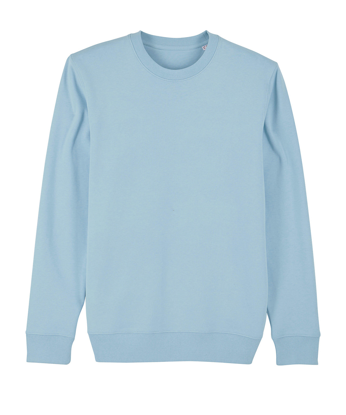 Tryck din logga på Sweatshirts från Stanley/Stella - Anpassa Unisex Changer ikonisk sweatshirt med rund hals i färgen Himmelblå för företag, föreningar och privatpersoner