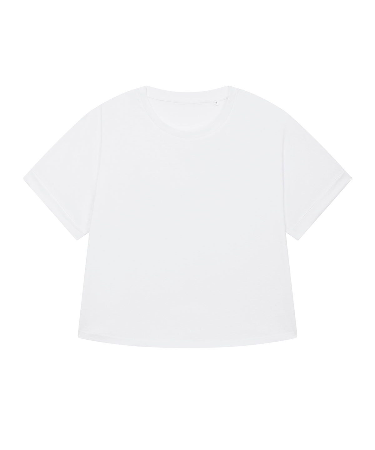 Tryck din logga på T-shirts från Stanley/Stella - Anpassa Stella Collider överdimensionerad t-shirt för damer i färgen Vit för företag, föreningar och privatpersoner